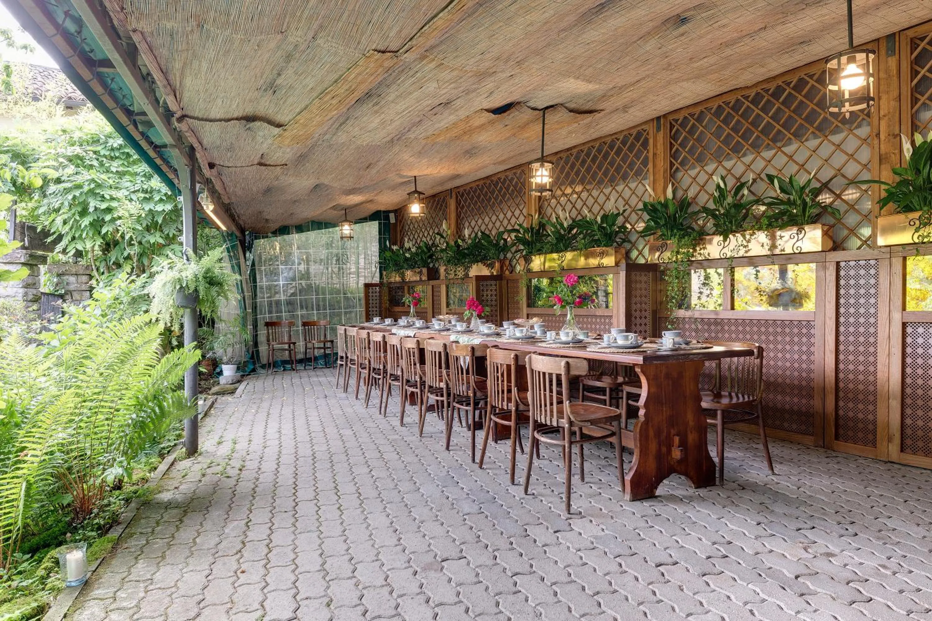 Patio in Locanda Senio