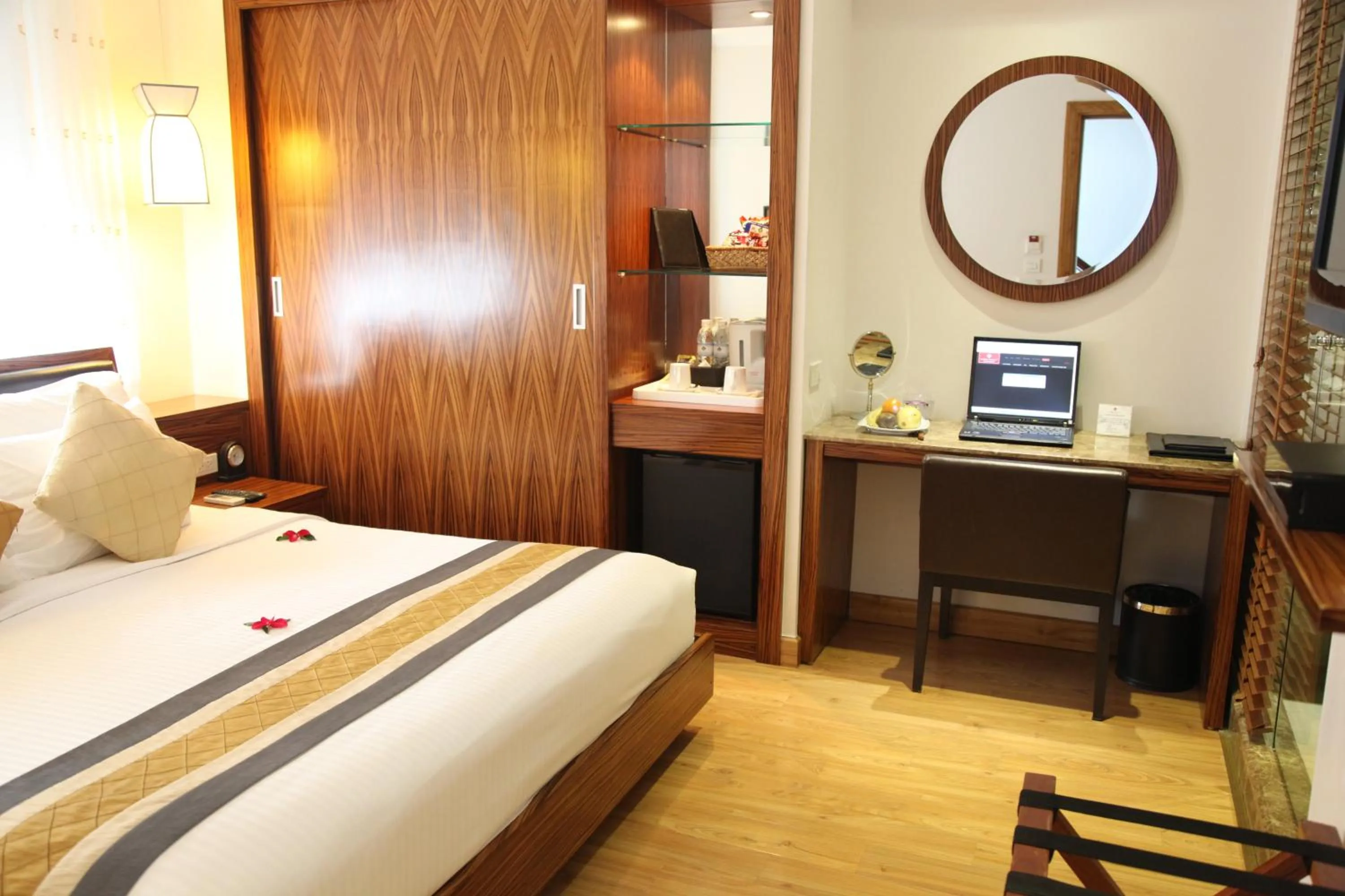 Bed in Elite Central Hotel Hanoi