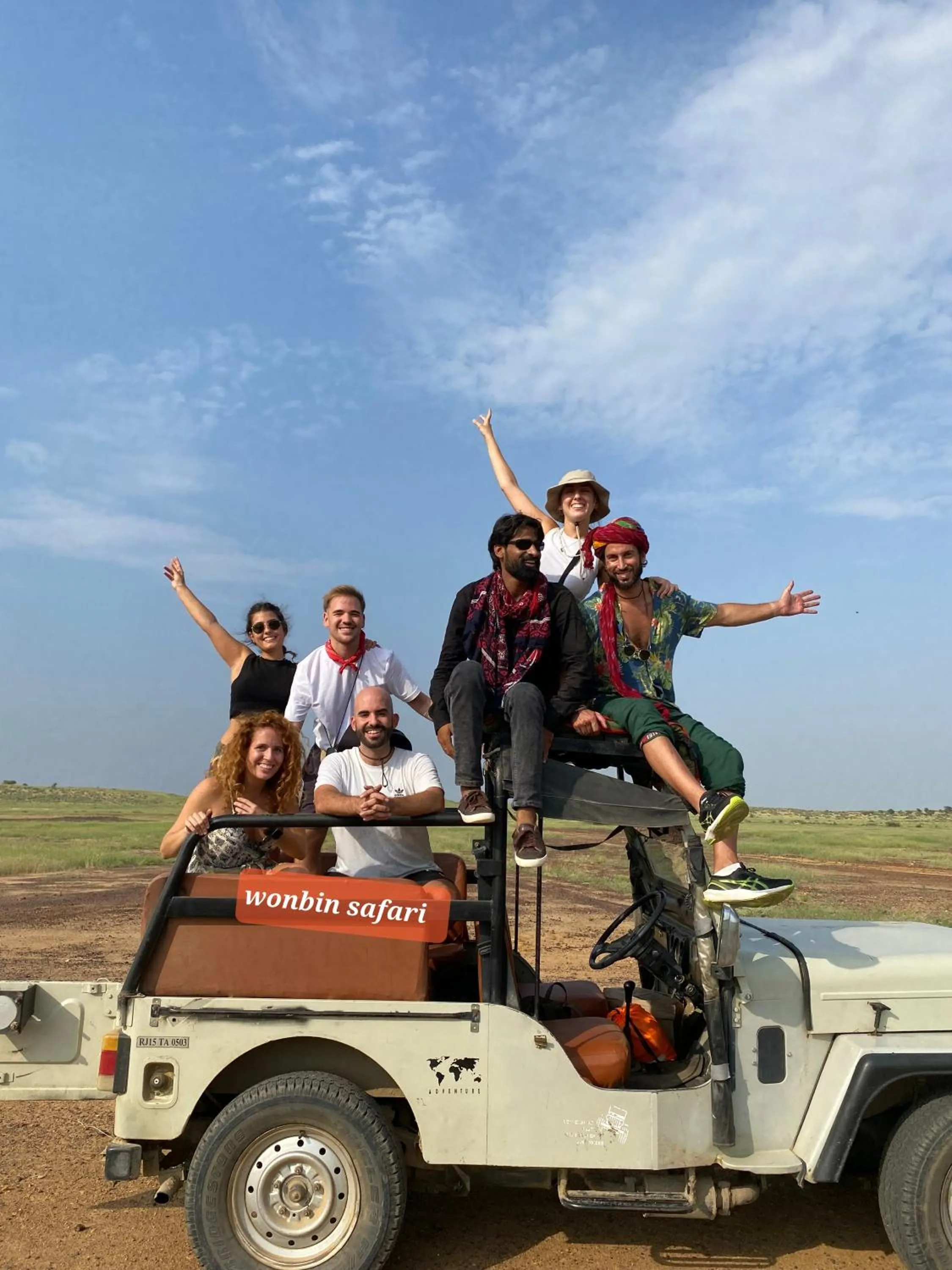 Natural landscape in Wonbin Safari Jaisalmer