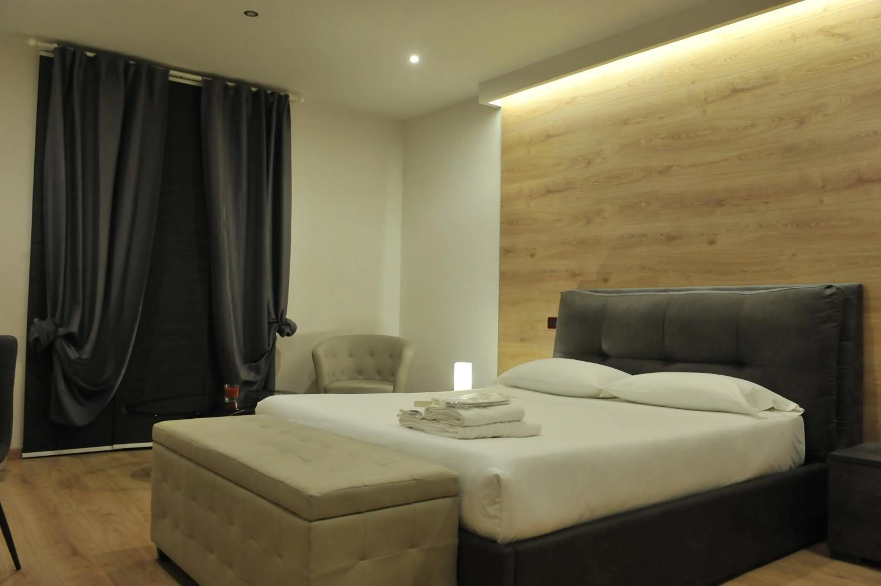 Bed in Hotel Theotokos