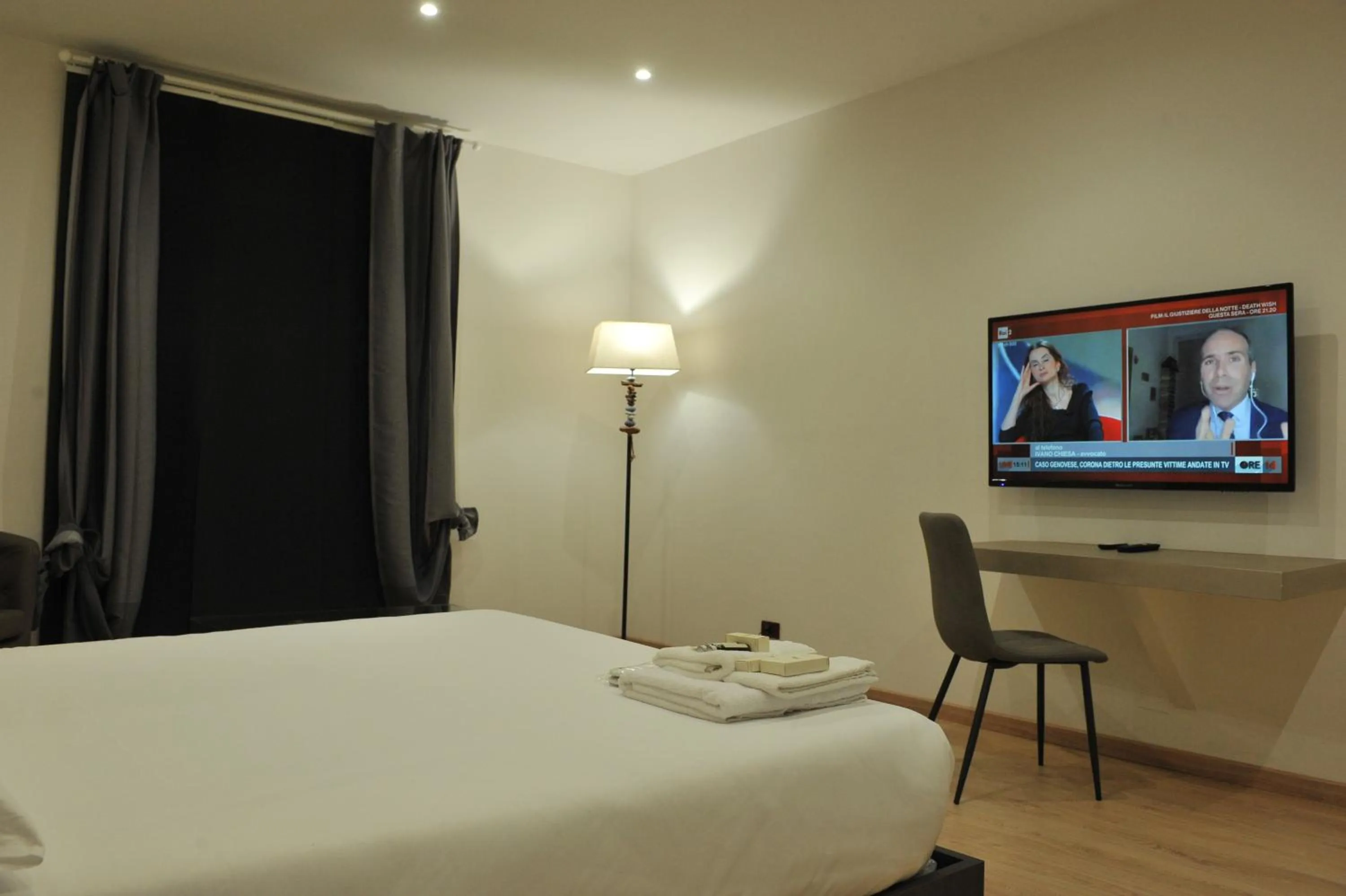 Bed in Hotel Theotokos