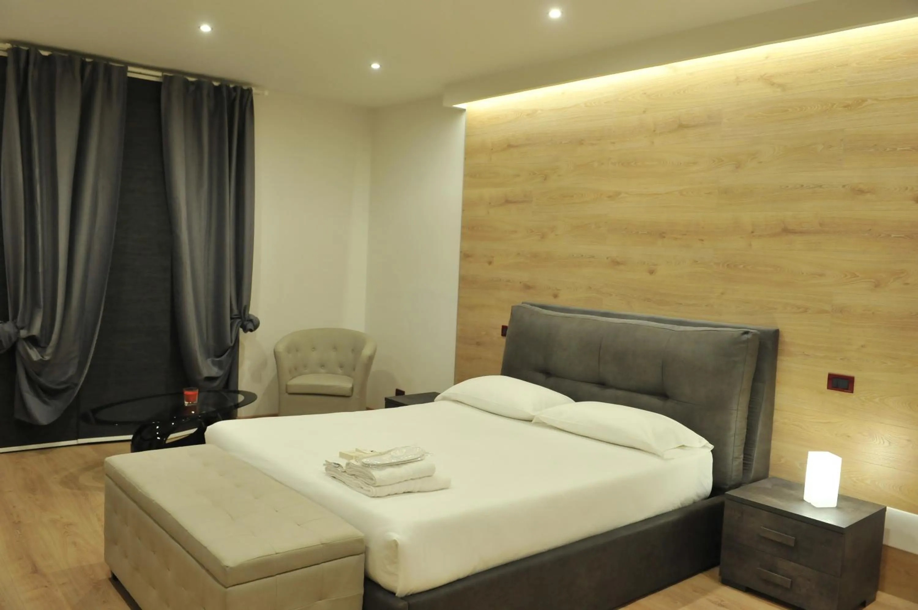 Bed in Hotel Theotokos