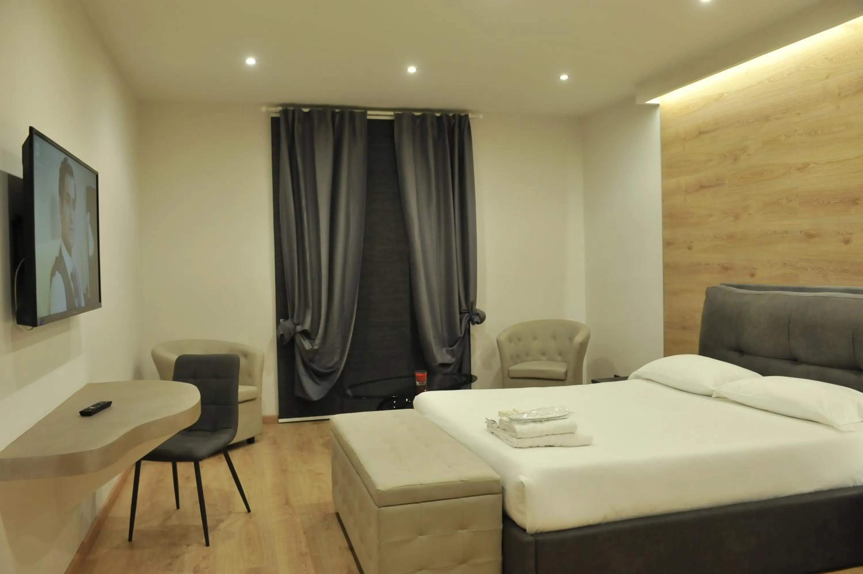 Bed in Hotel Theotokos