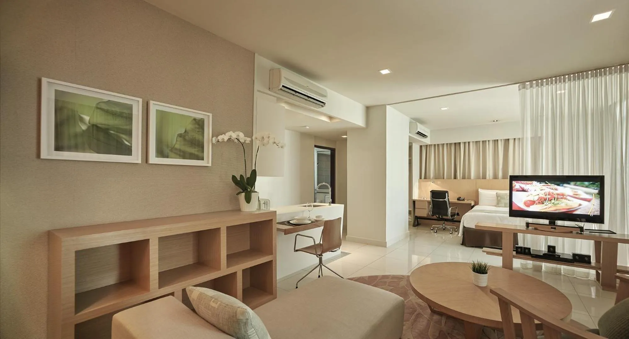 Living room in PARKROYAL Serviced Suites Kuala Lumpur