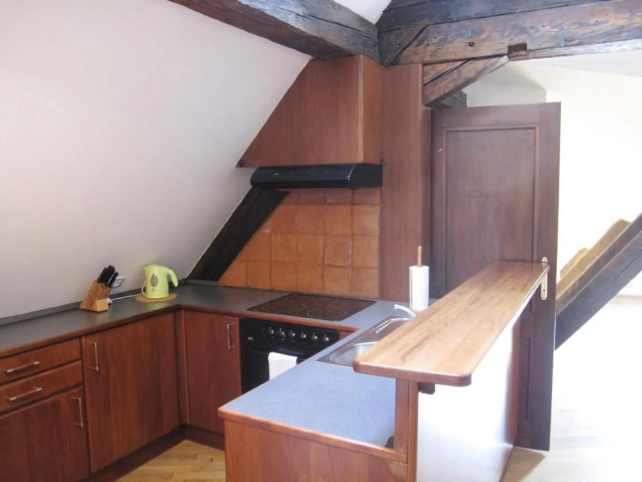 Kitchen or kitchenette in Residence Thunovska