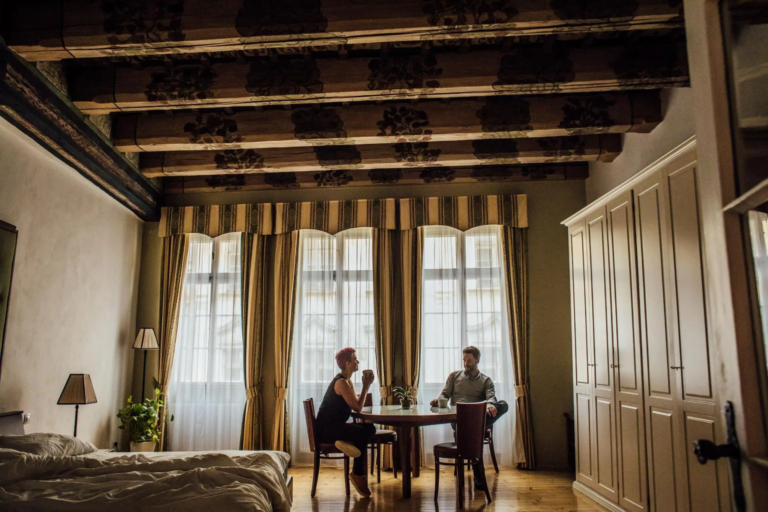 Seating area in Residence Thunovska