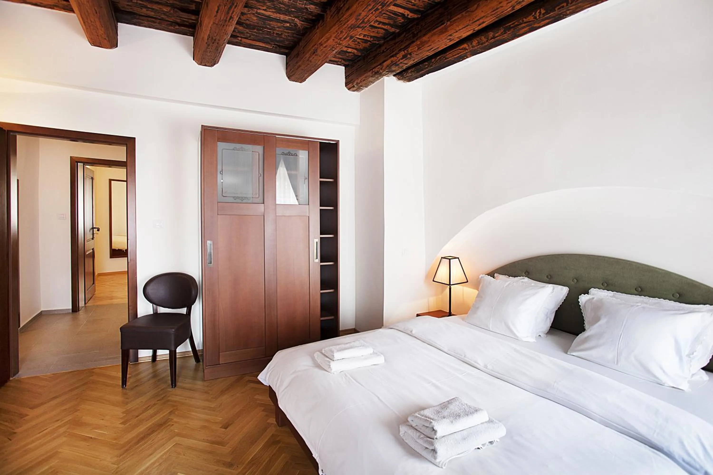 Bedroom, Bed in Residence Thunovska