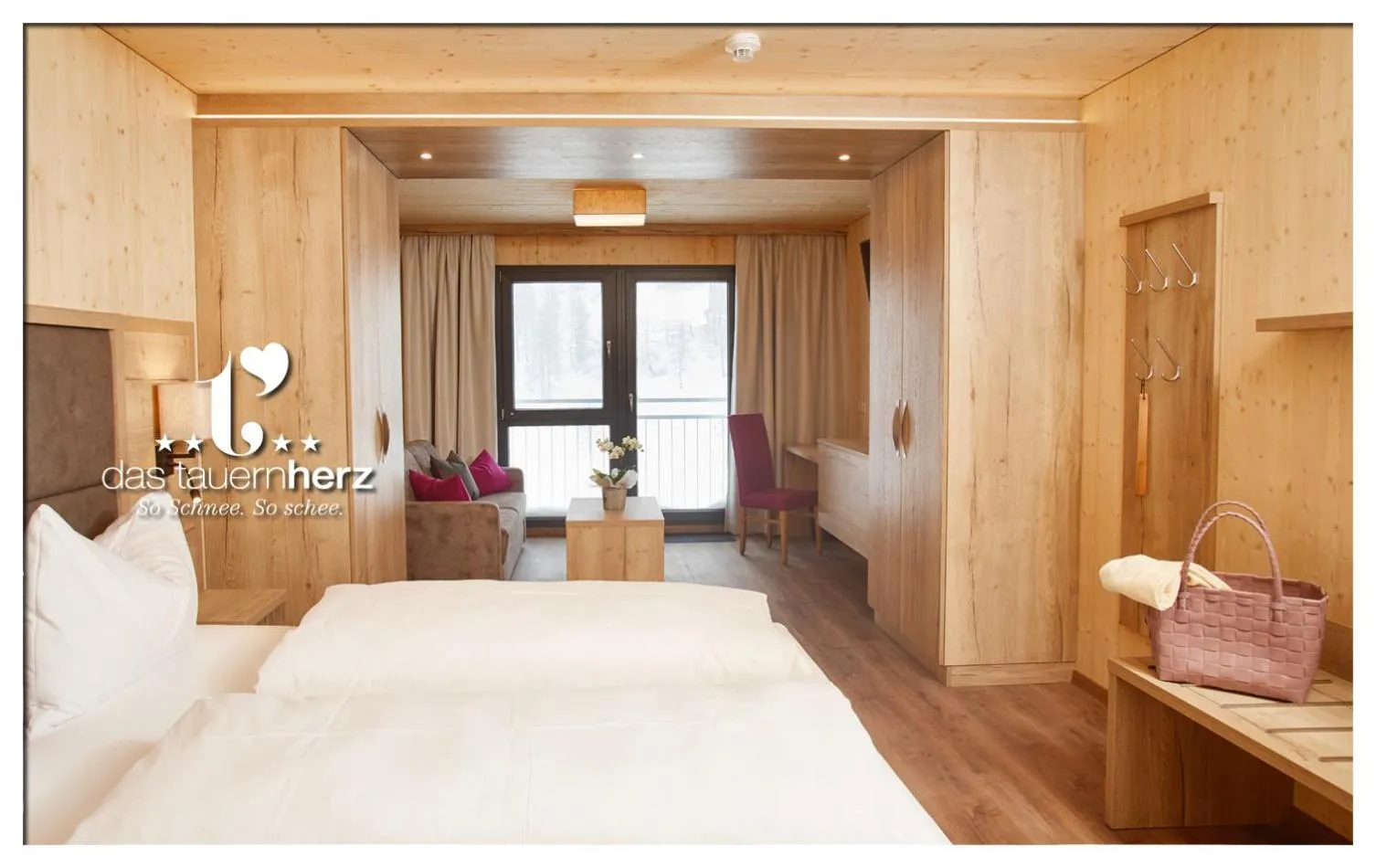 Bed in Das Tauernherz
