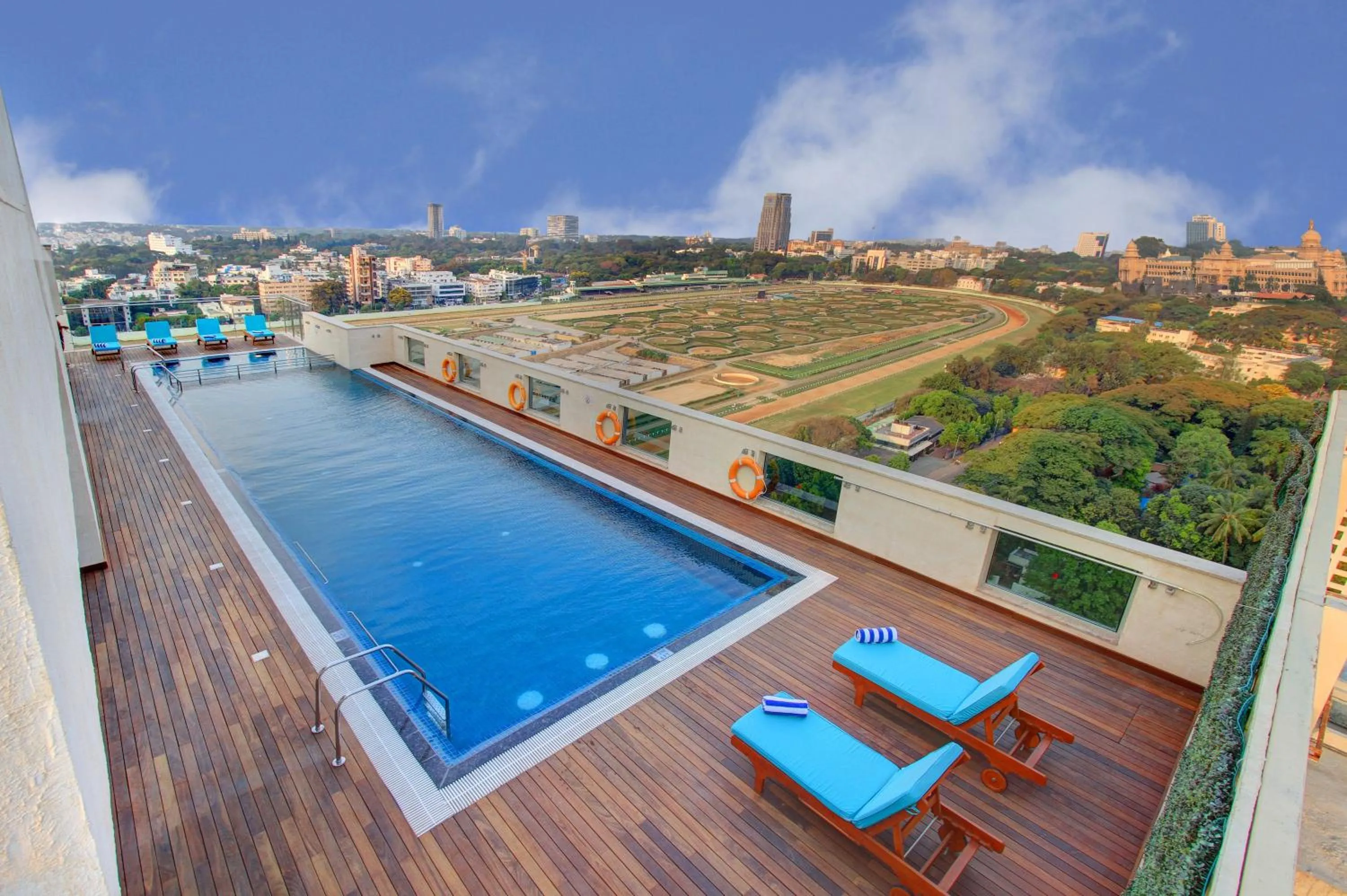 Pool view in Holiday Inn Bengaluru Racecourse by IHG