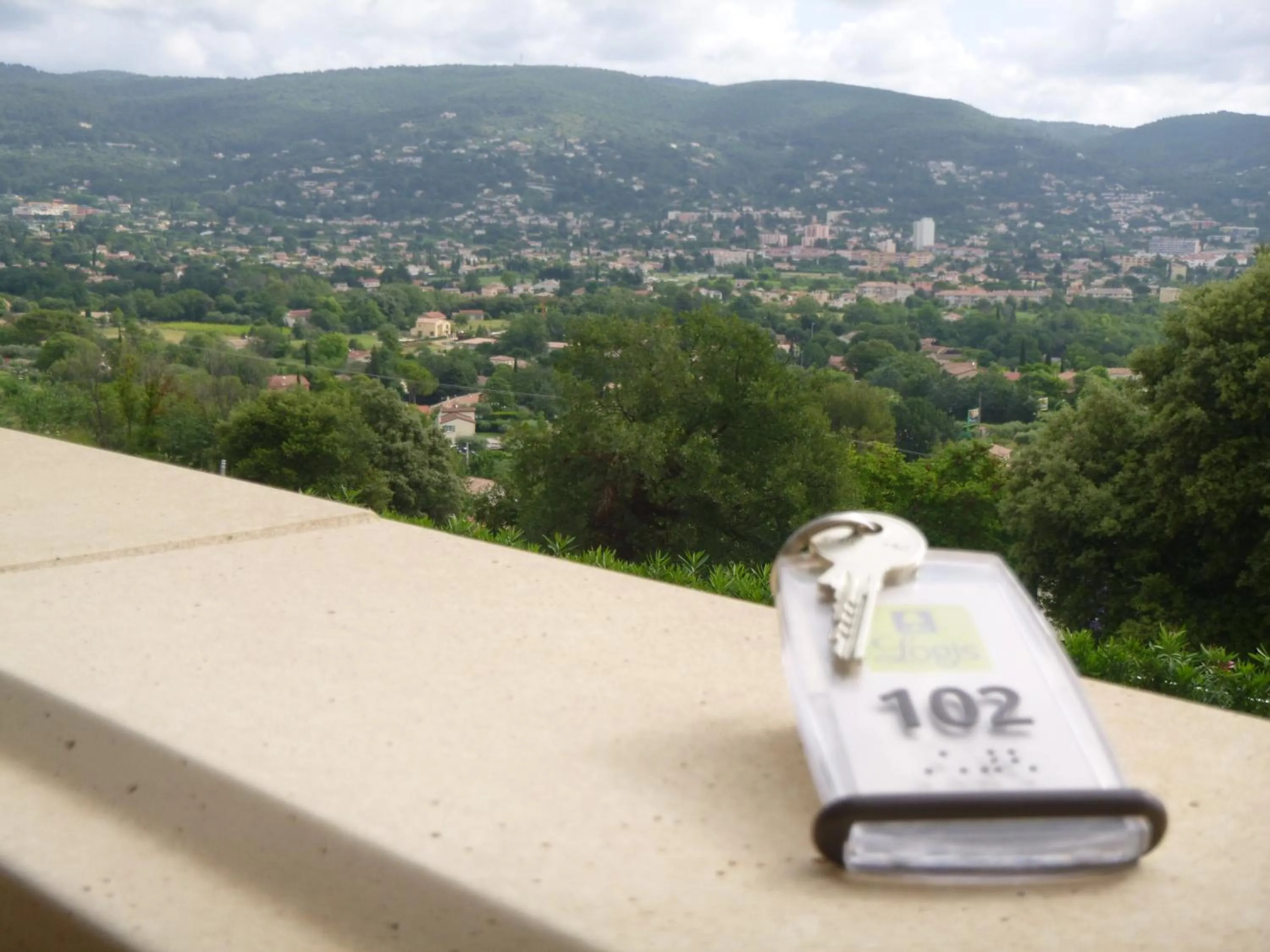 Mountain view in Logis Hotel Le Col De L'ange