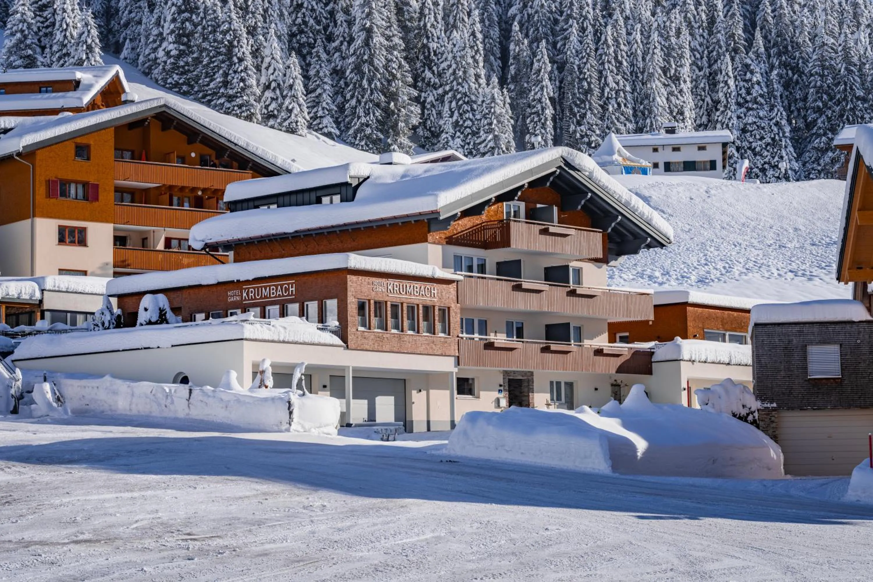 Property building in Hotel Garni Krumbach