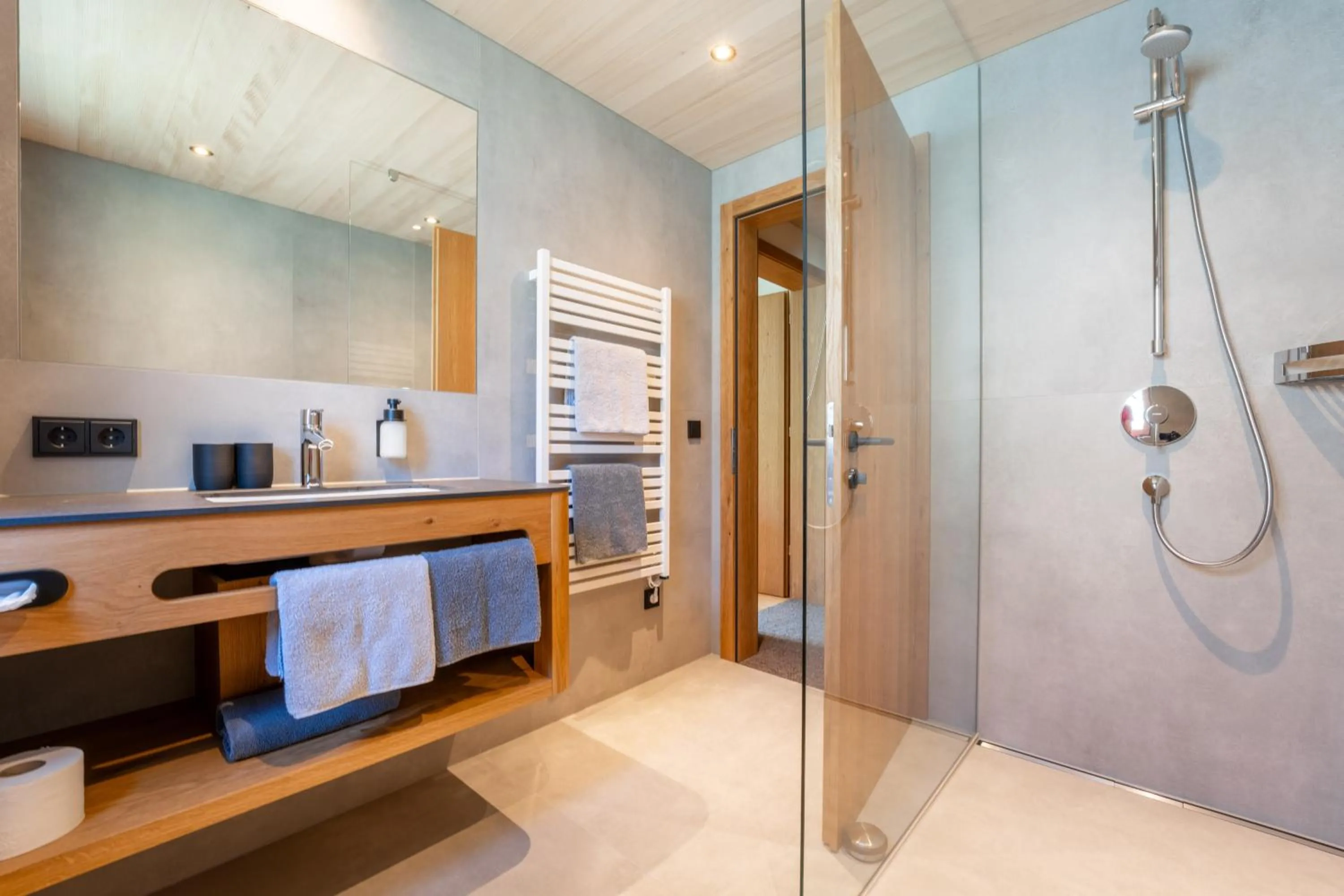 Bathroom in Hotel Garni Krumbach