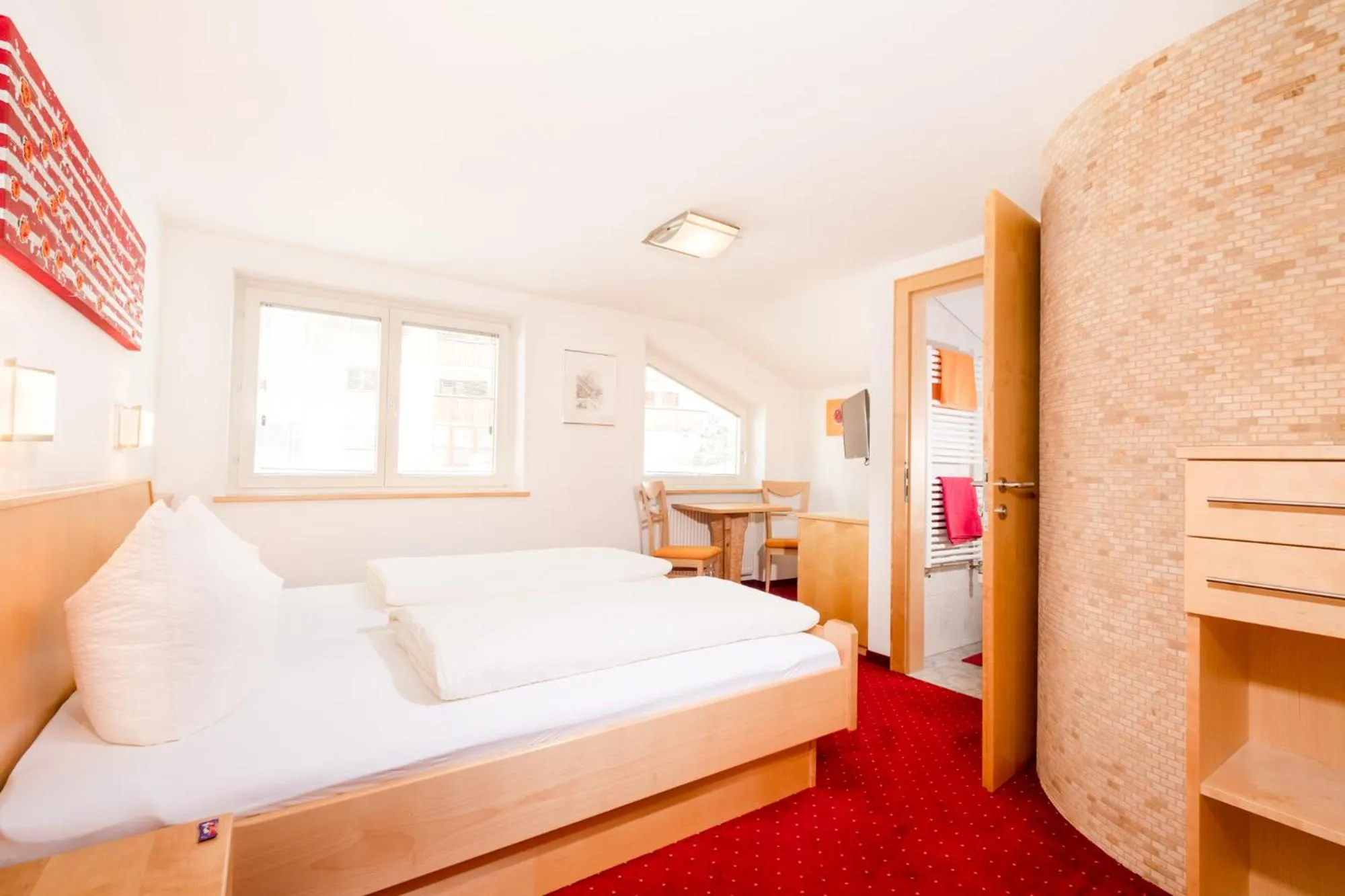 Bed in Hotel Garni Krumbach