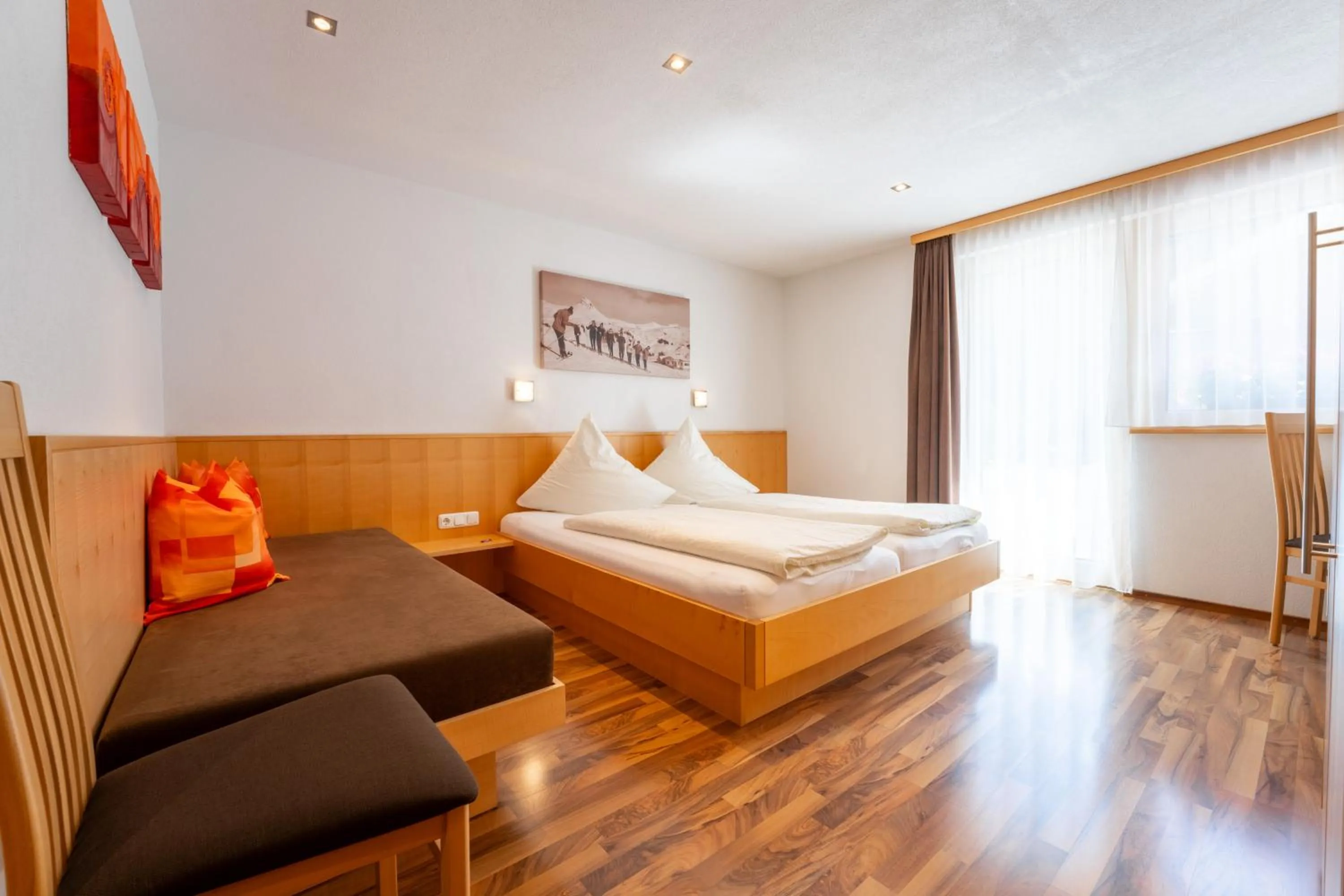 Bed in Hotel Garni Krumbach