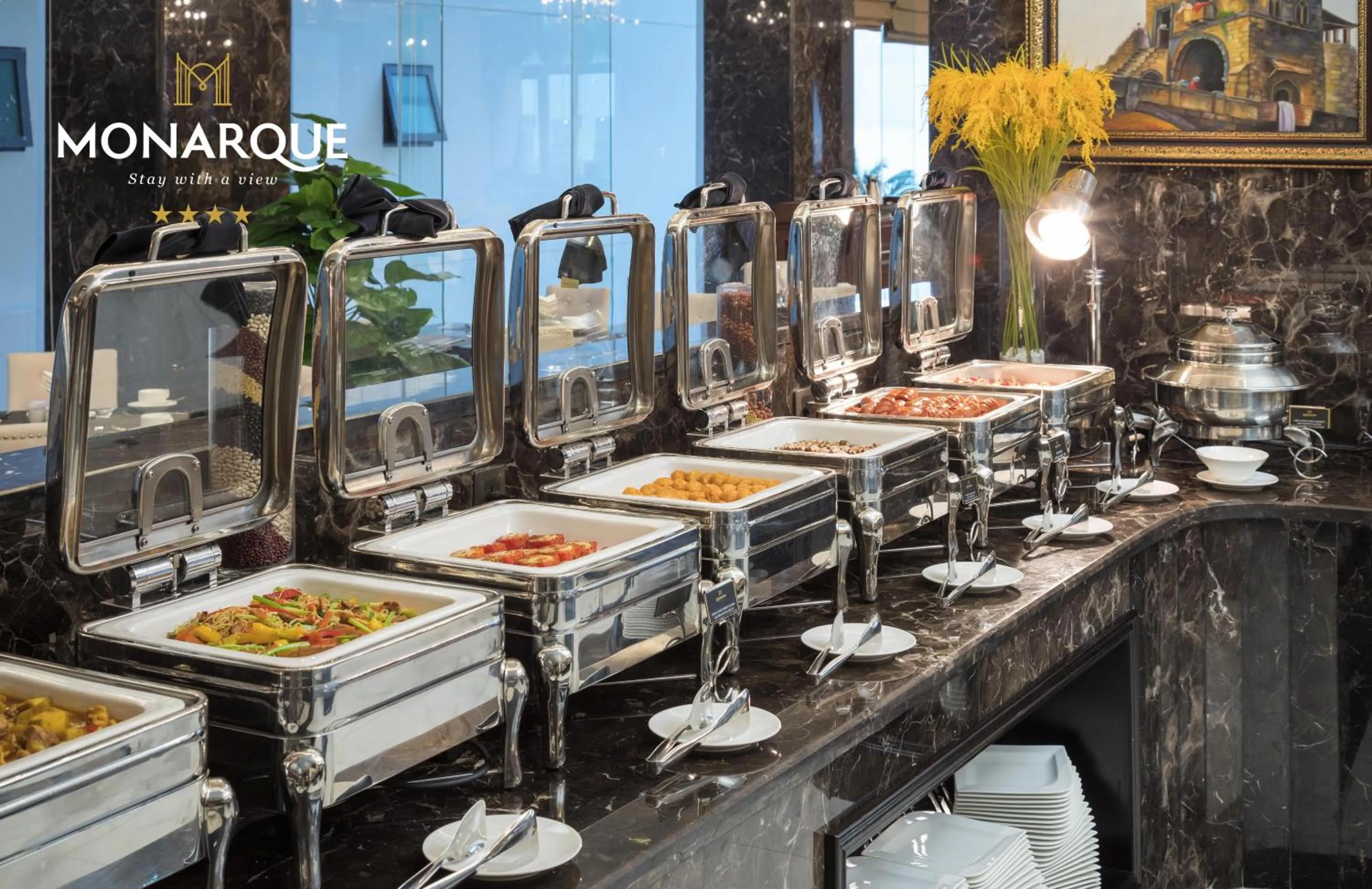 Breakfast in Monarque Hotel Danang