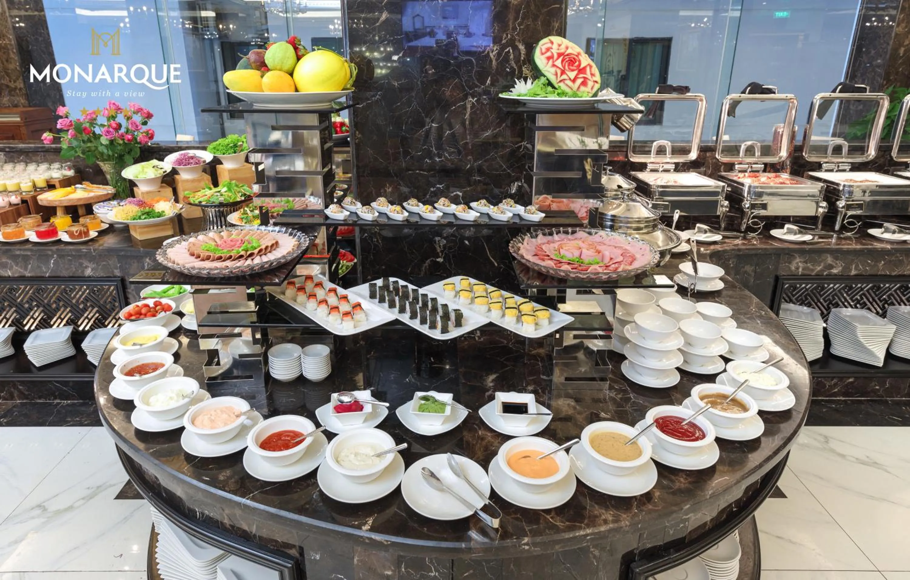 Breakfast in Monarque Hotel Danang