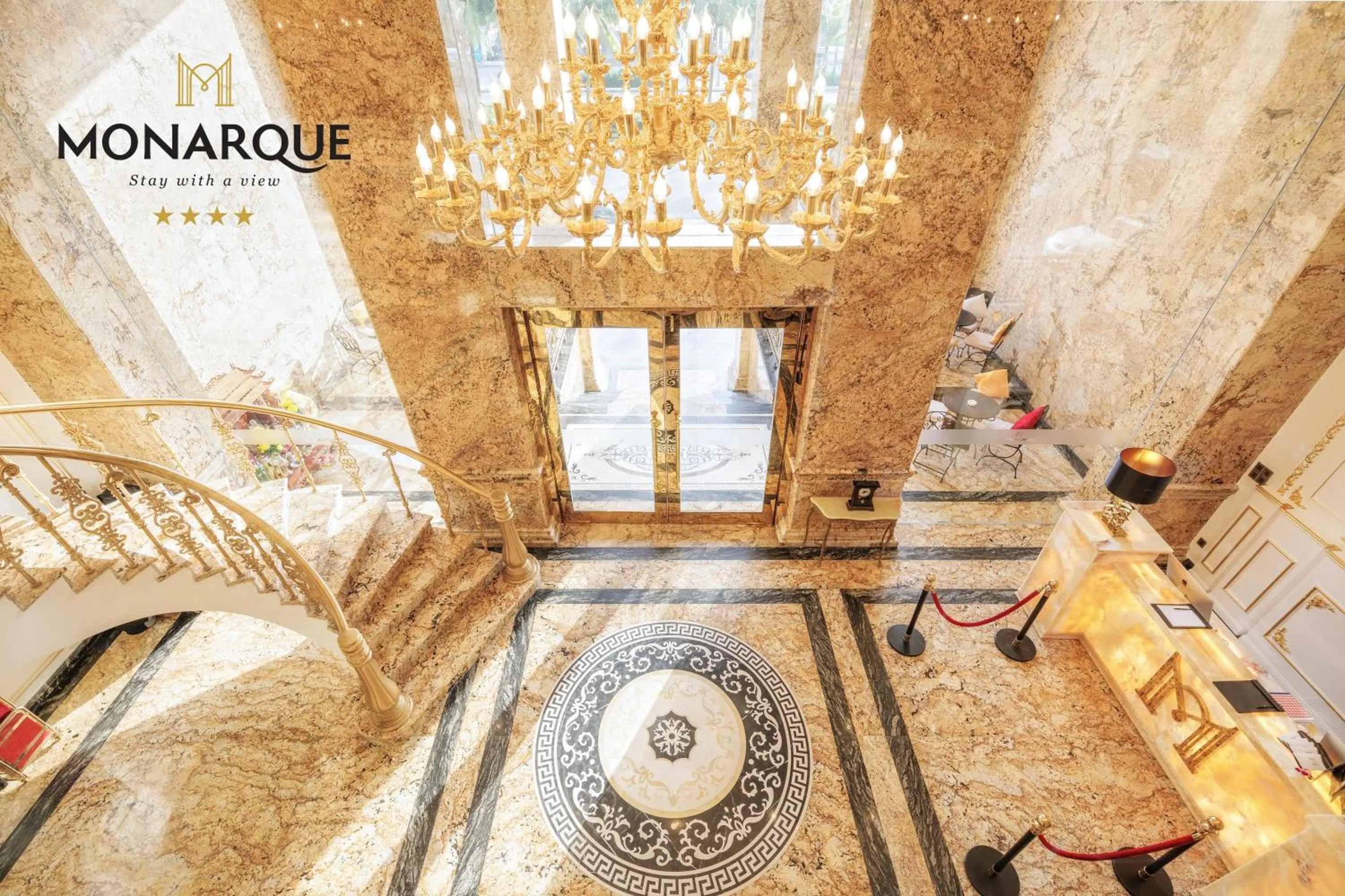 Lobby or reception in Monarque Hotel Danang