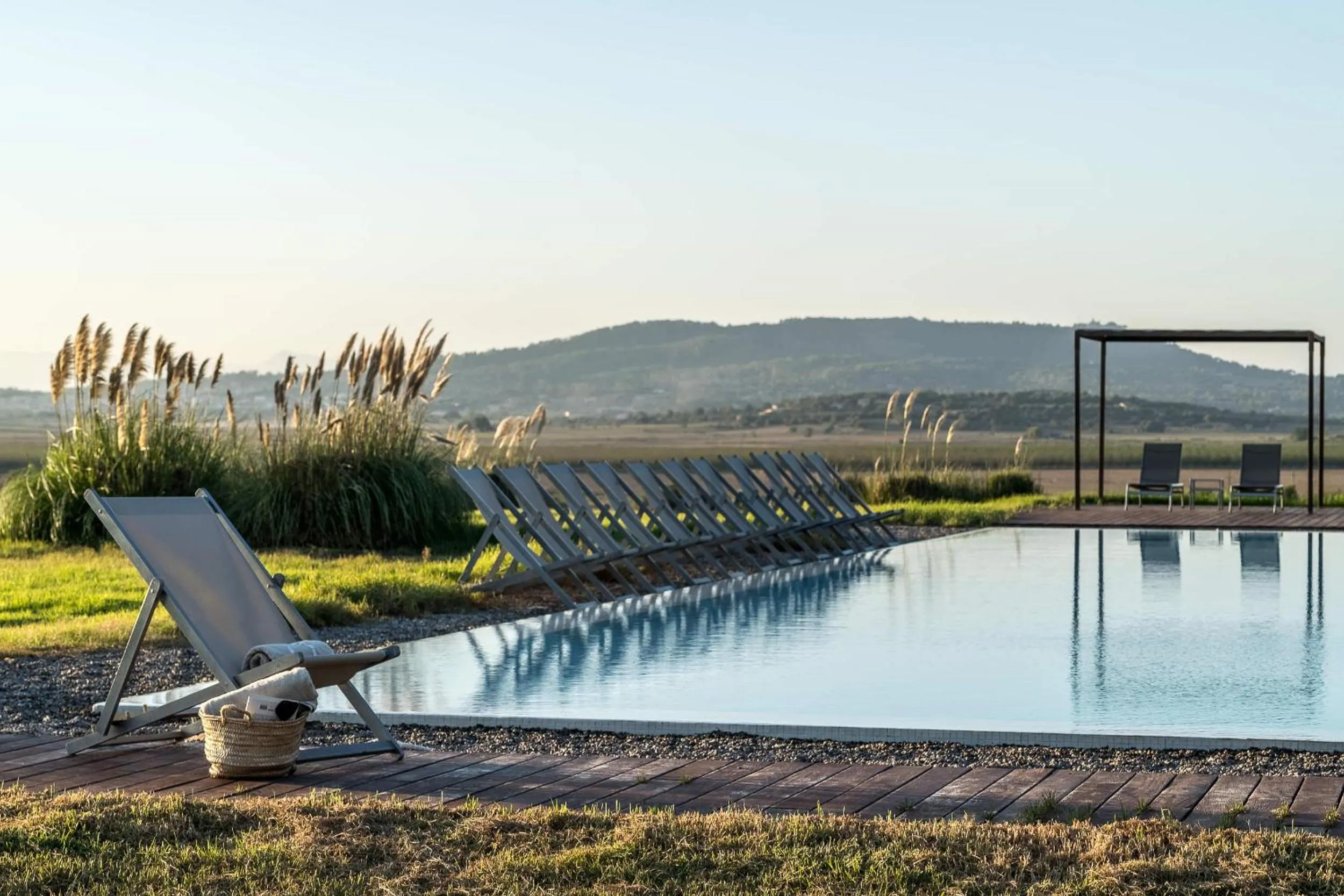 Pool view in Hotel Sa Franquesa Nova