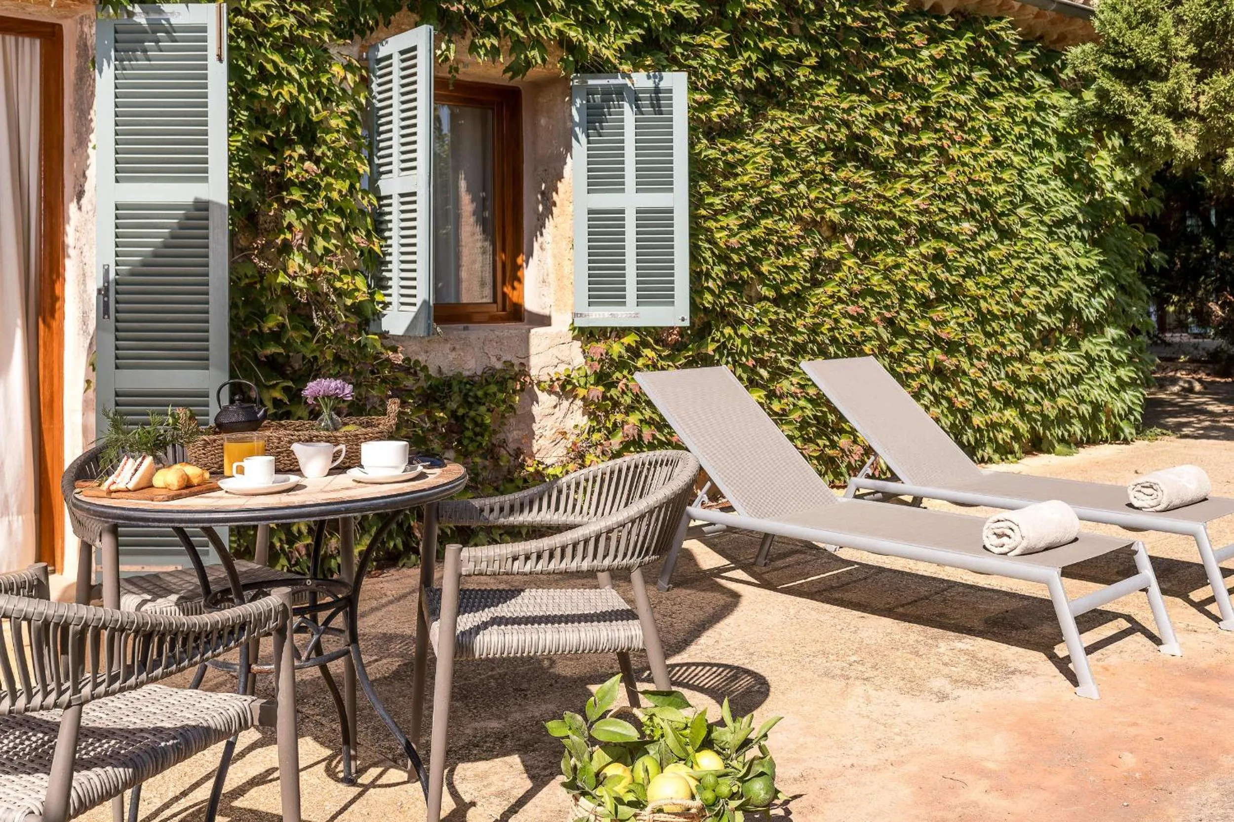 Balcony/Terrace in Hotel Sa Franquesa Nova