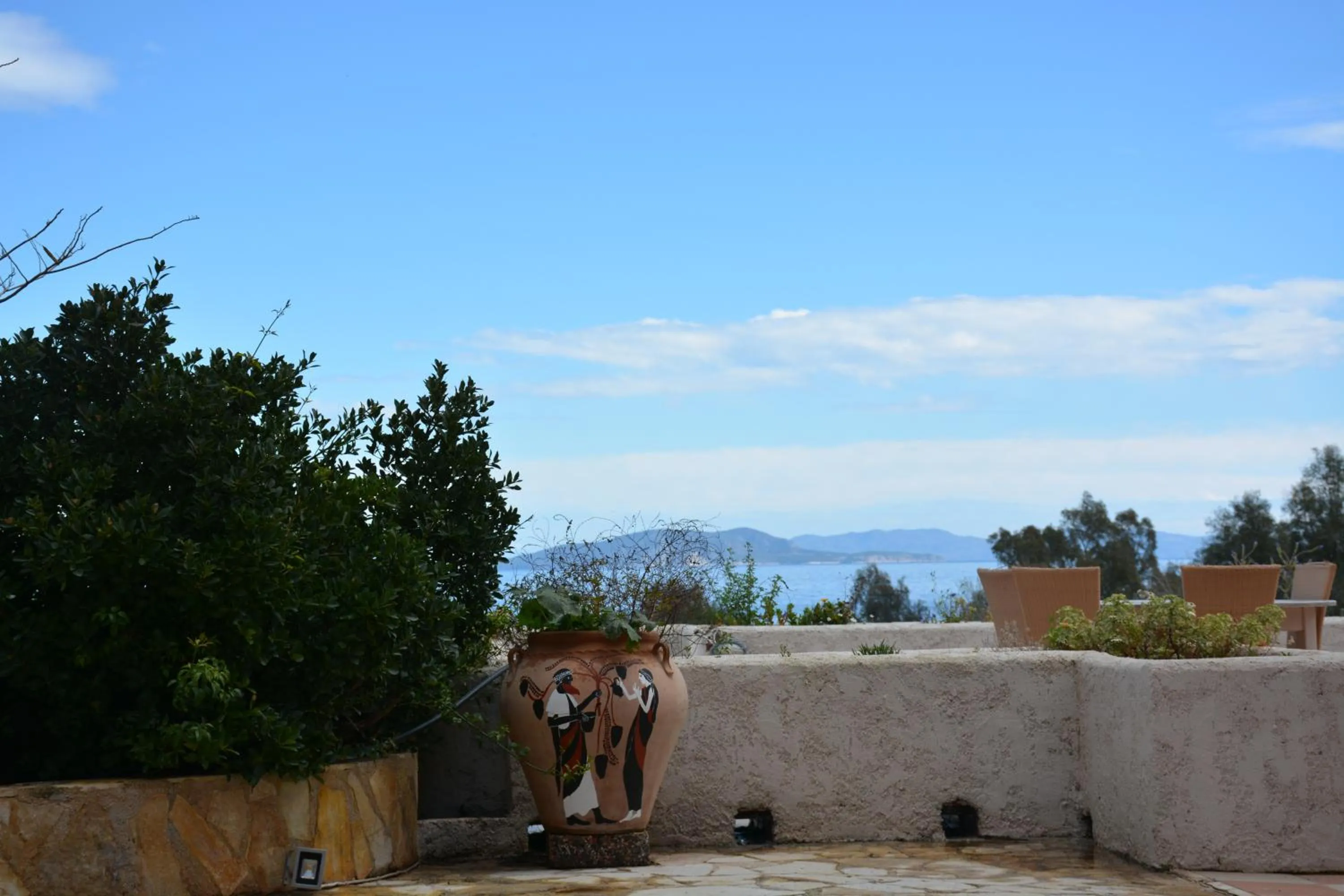 Sea view in Aristotelis