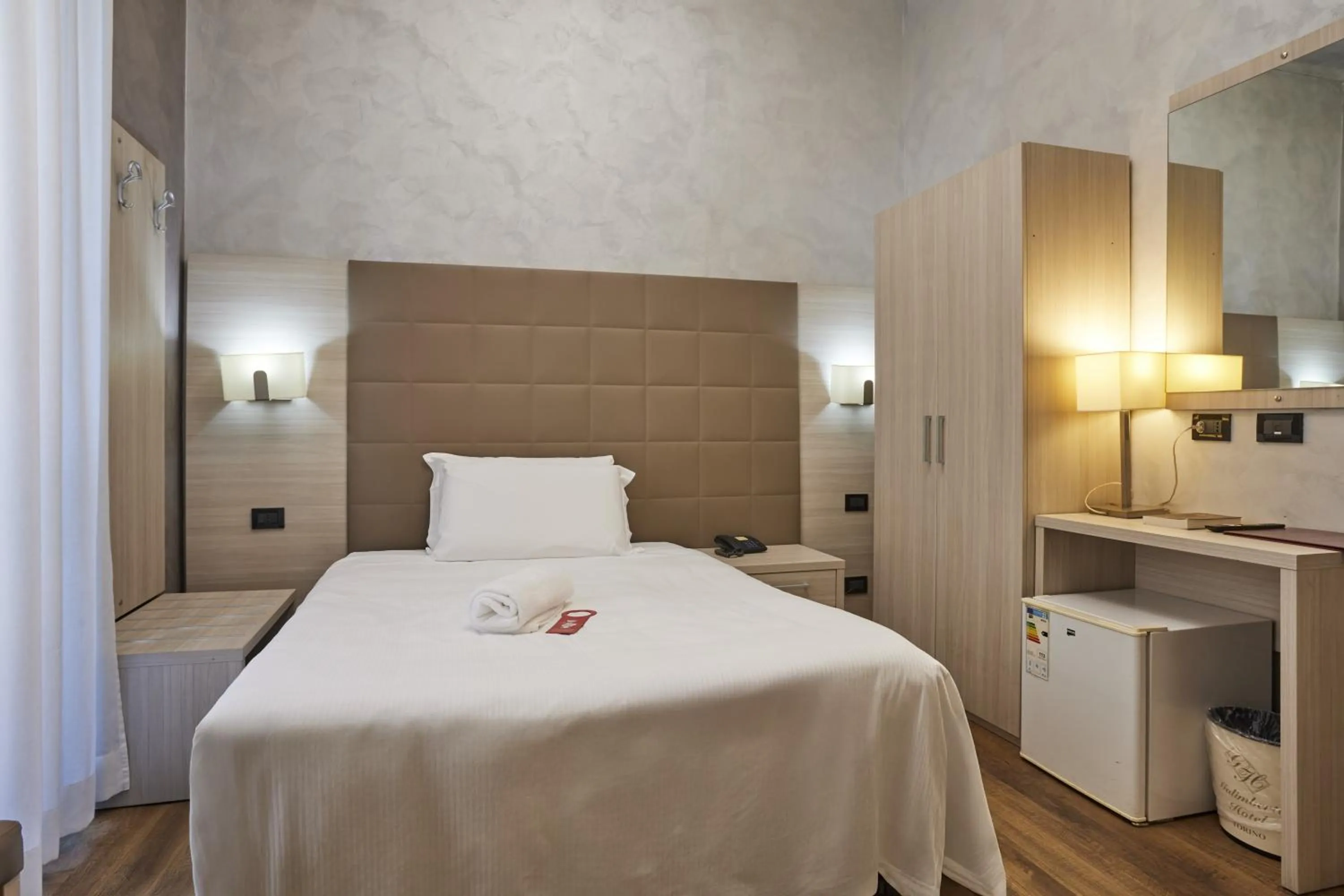 Bed in Hotel Galimberti