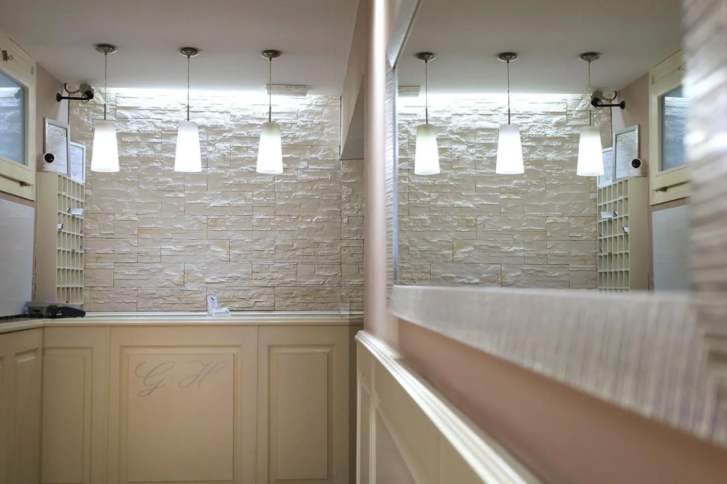 Lobby or reception in Hotel Galimberti