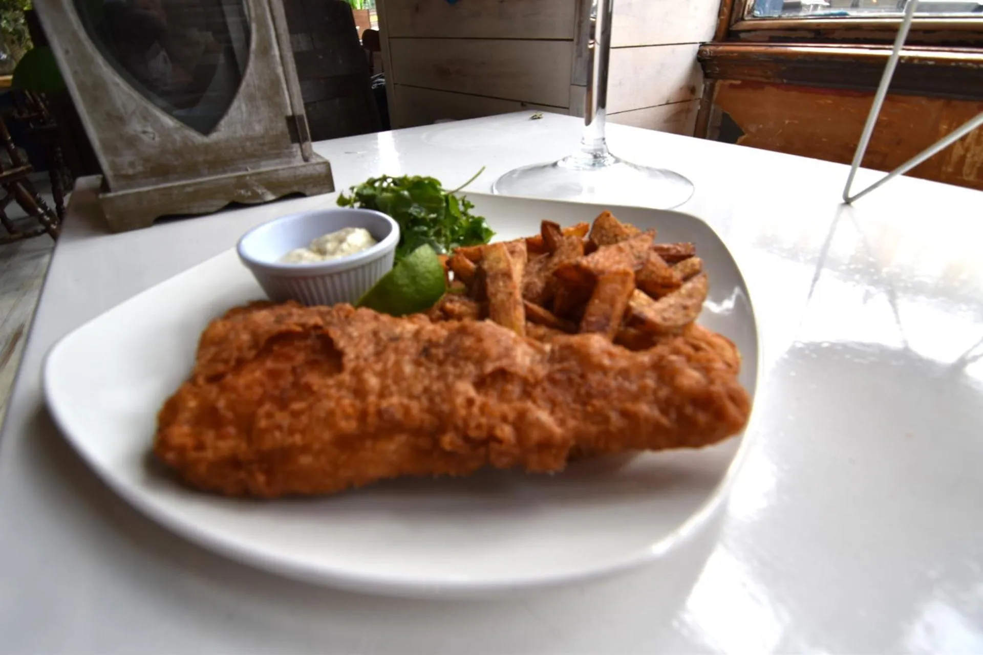 Food close-up in New Market Ale House