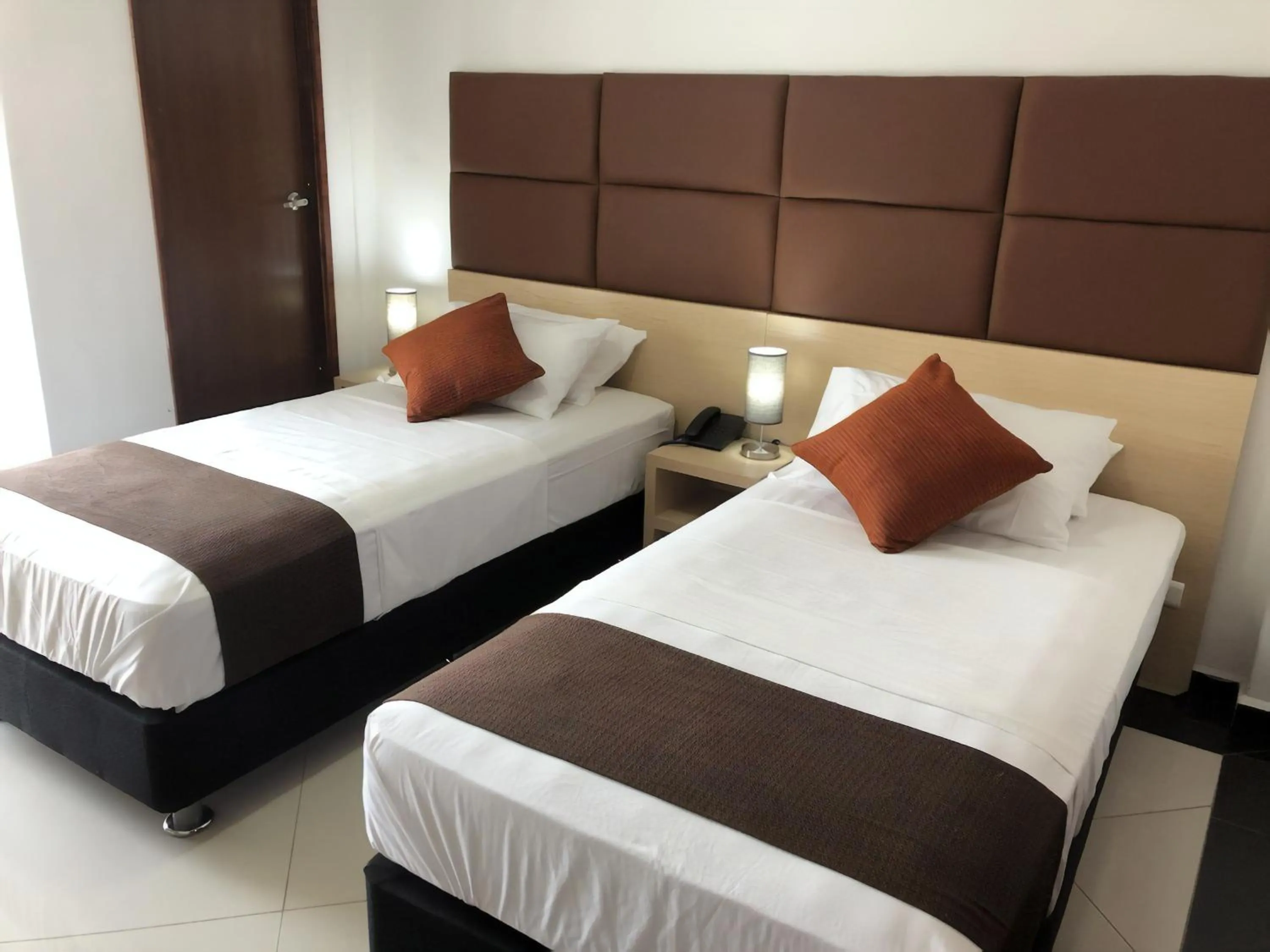 Bed in Hotel CSI Medellín