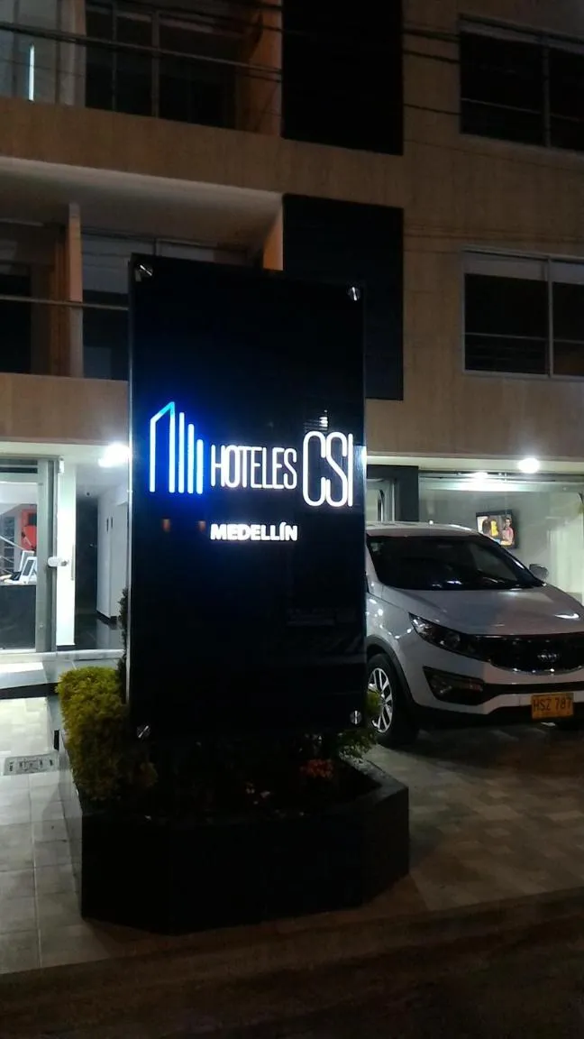 Facade/entrance in Hotel CSI Medellín