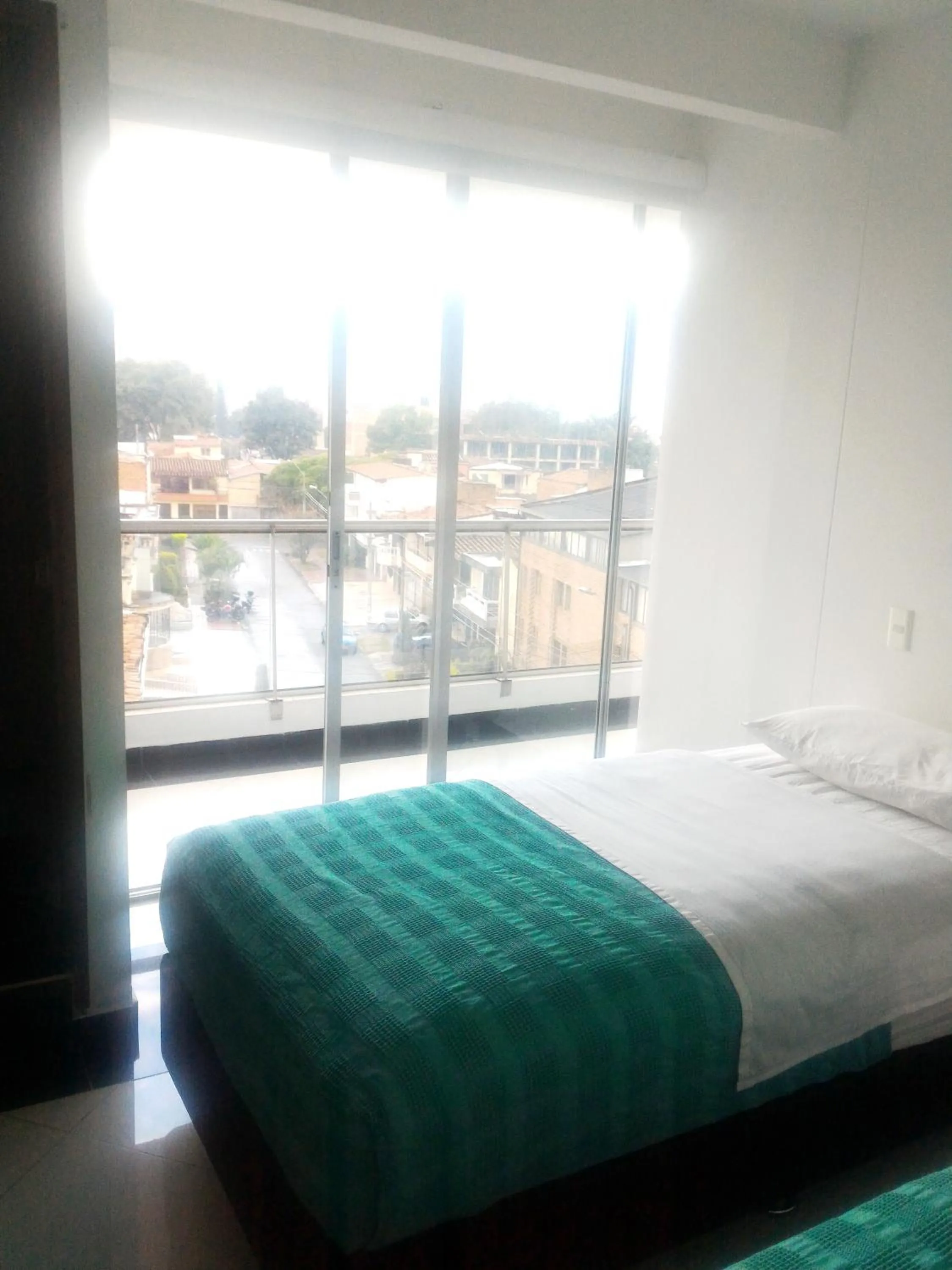Balcony/Terrace, Bed in Hotel CSI Medellín