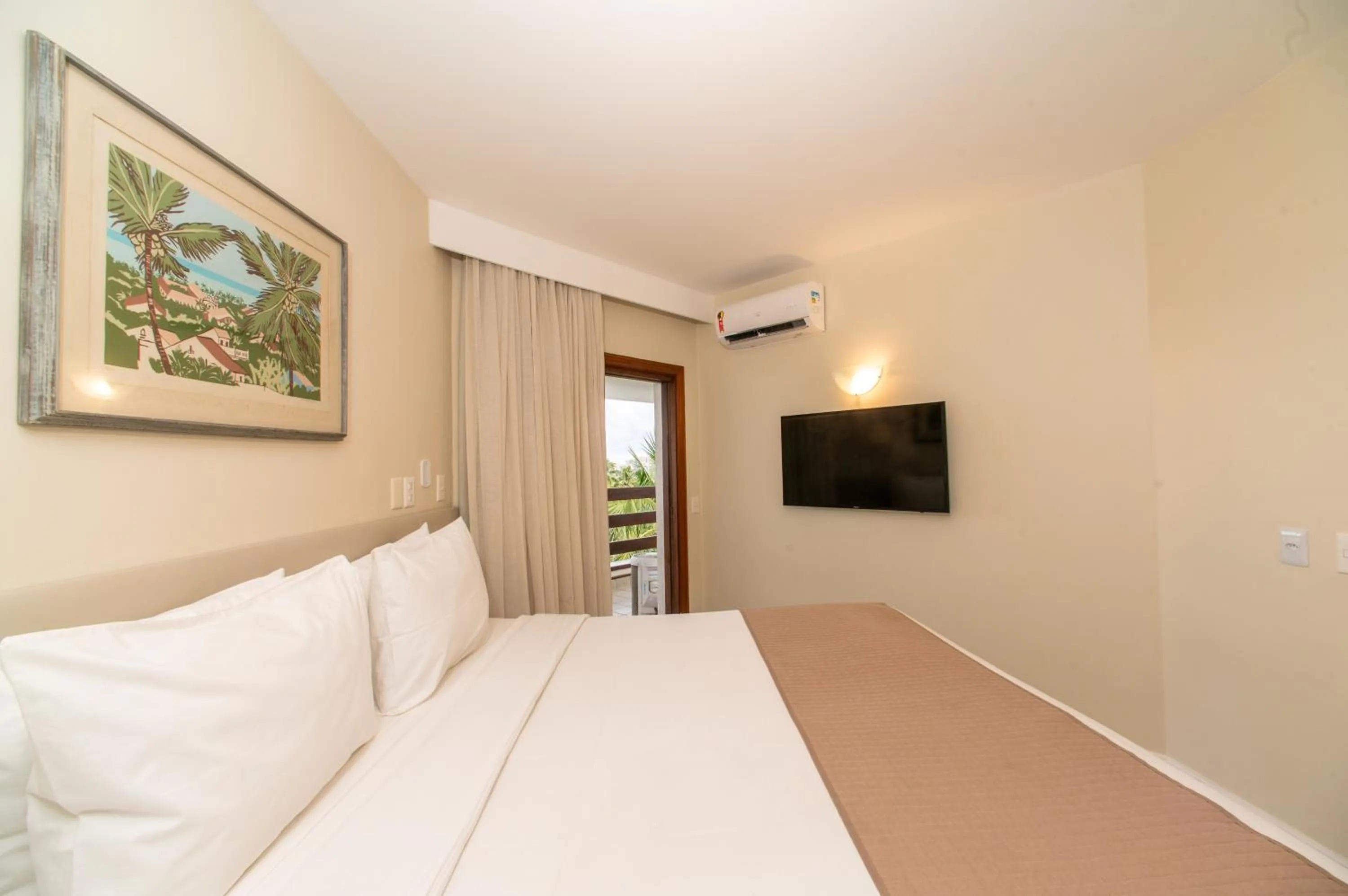 Bed in Jatiúca Suites Resort by Slaviero Hotéis