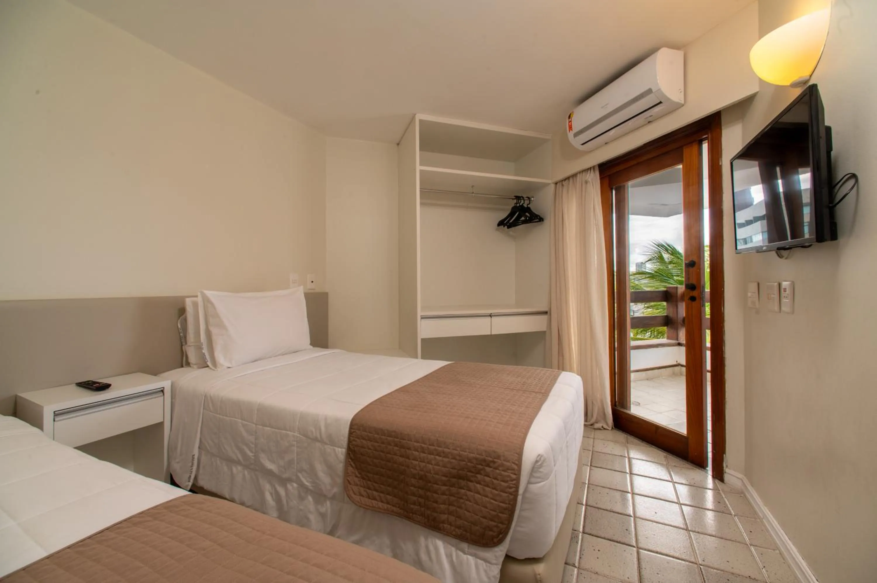 Bed in Jatiúca Suites Resort by Slaviero Hotéis