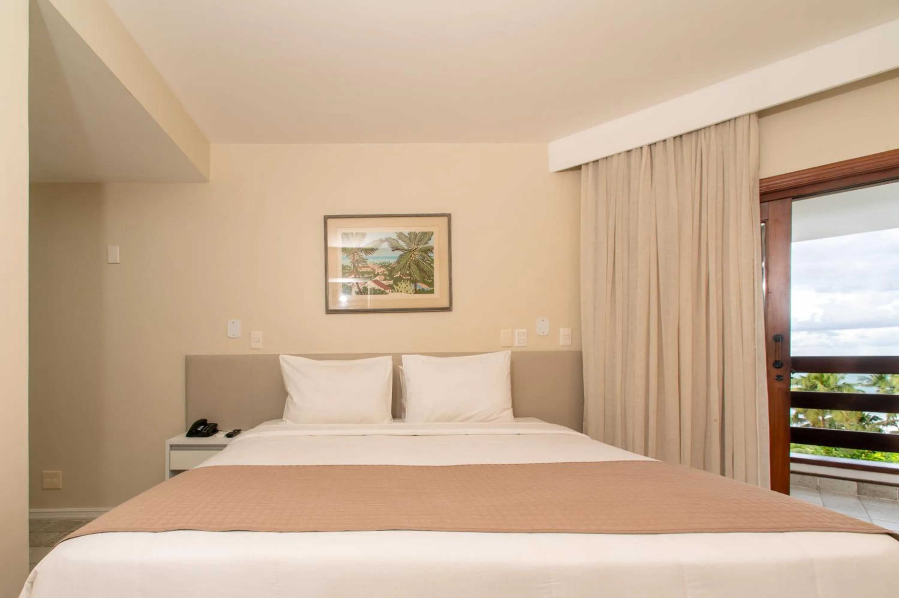 Bed in Jatiúca Suites Resort by Slaviero Hotéis