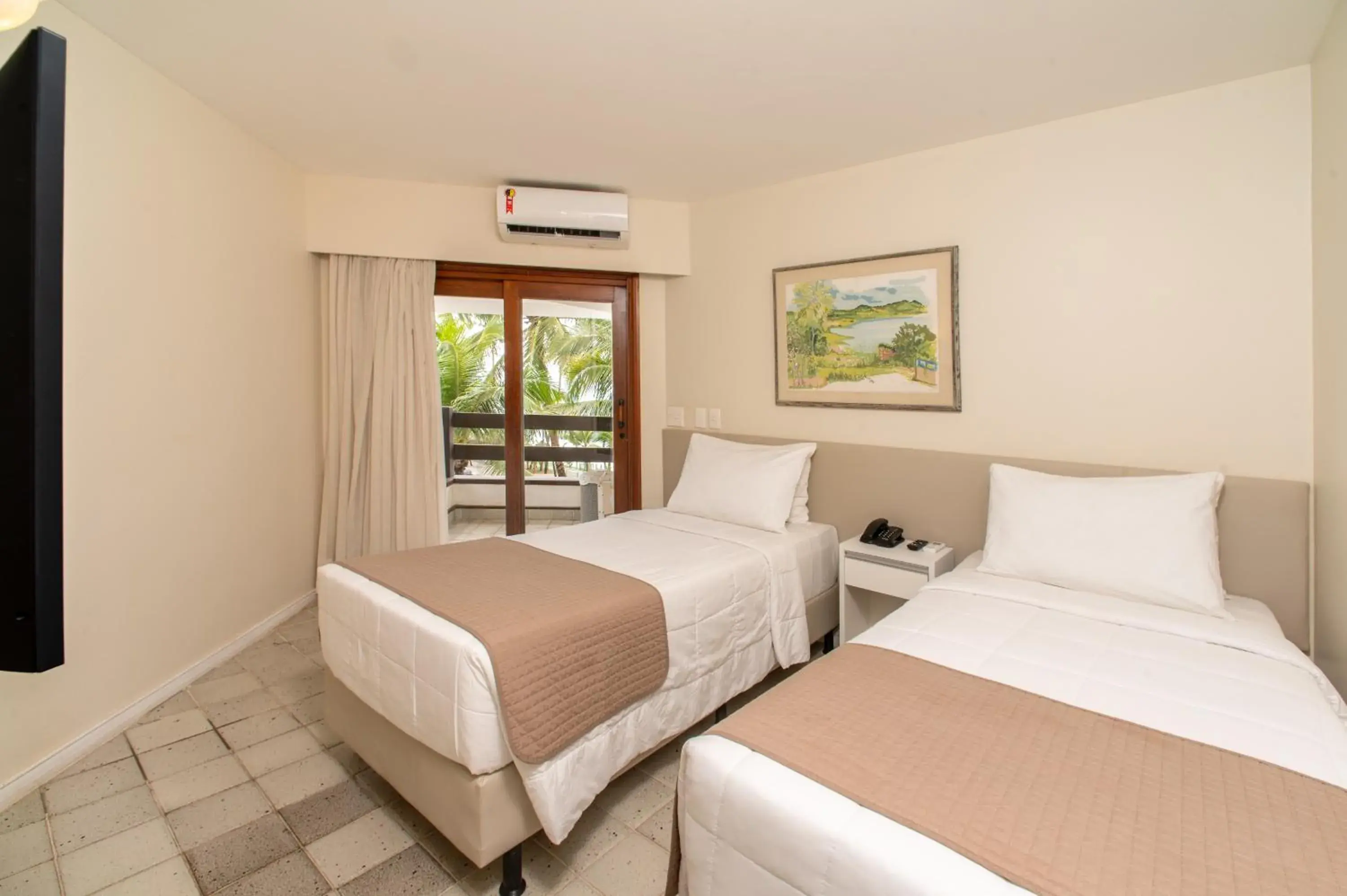 Twin Apartment with Balcony and Sea View with living room - single occupancy in Jatiúca Suites Resort by Slaviero Hotéis Twin Apartment with Balcony and Sea View with living room - single occupancy in Jatiúca Suites Resort by Slaviero Hotéis