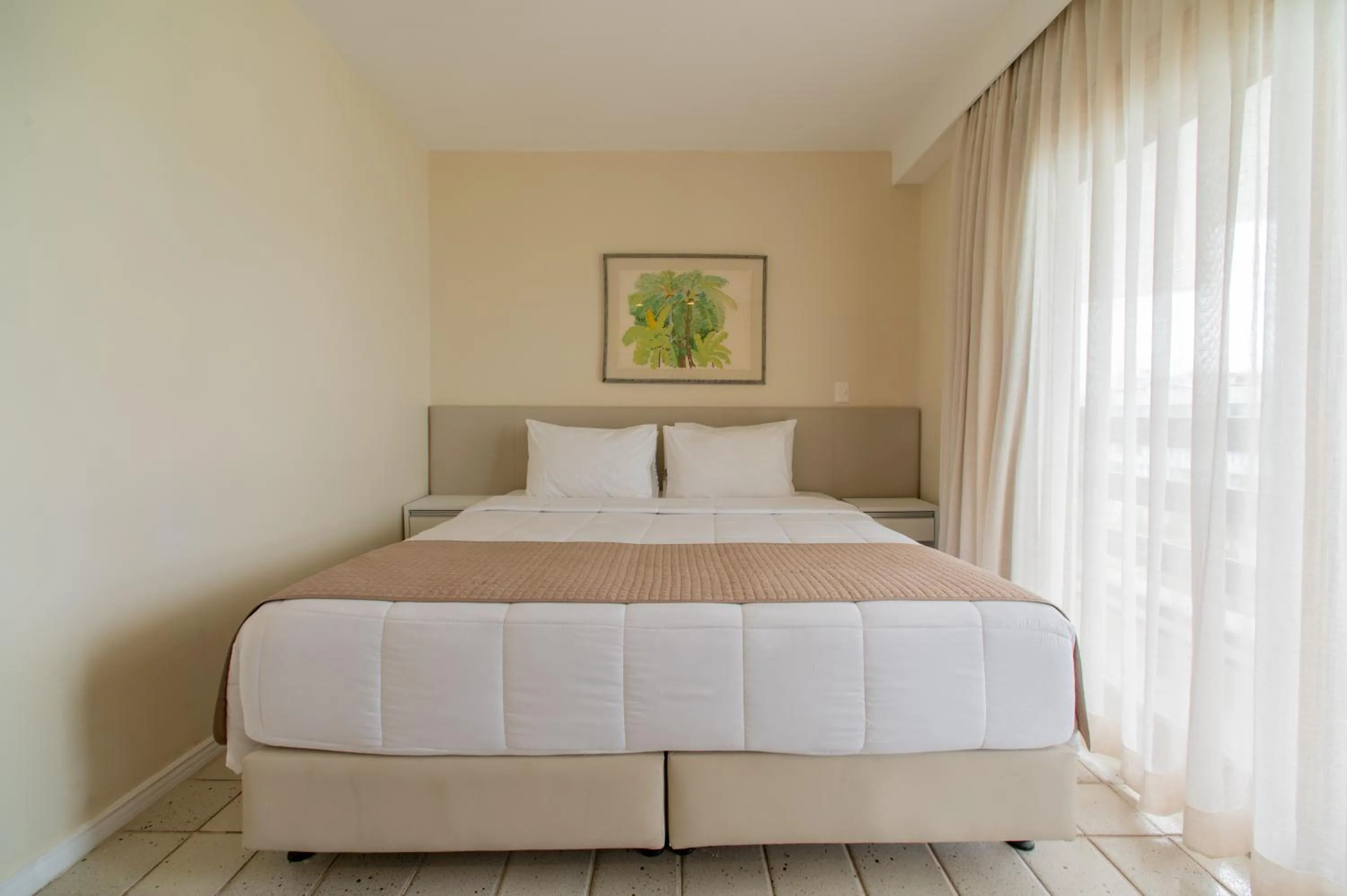 Bed in Jatiúca Suites Resort by Slaviero Hotéis