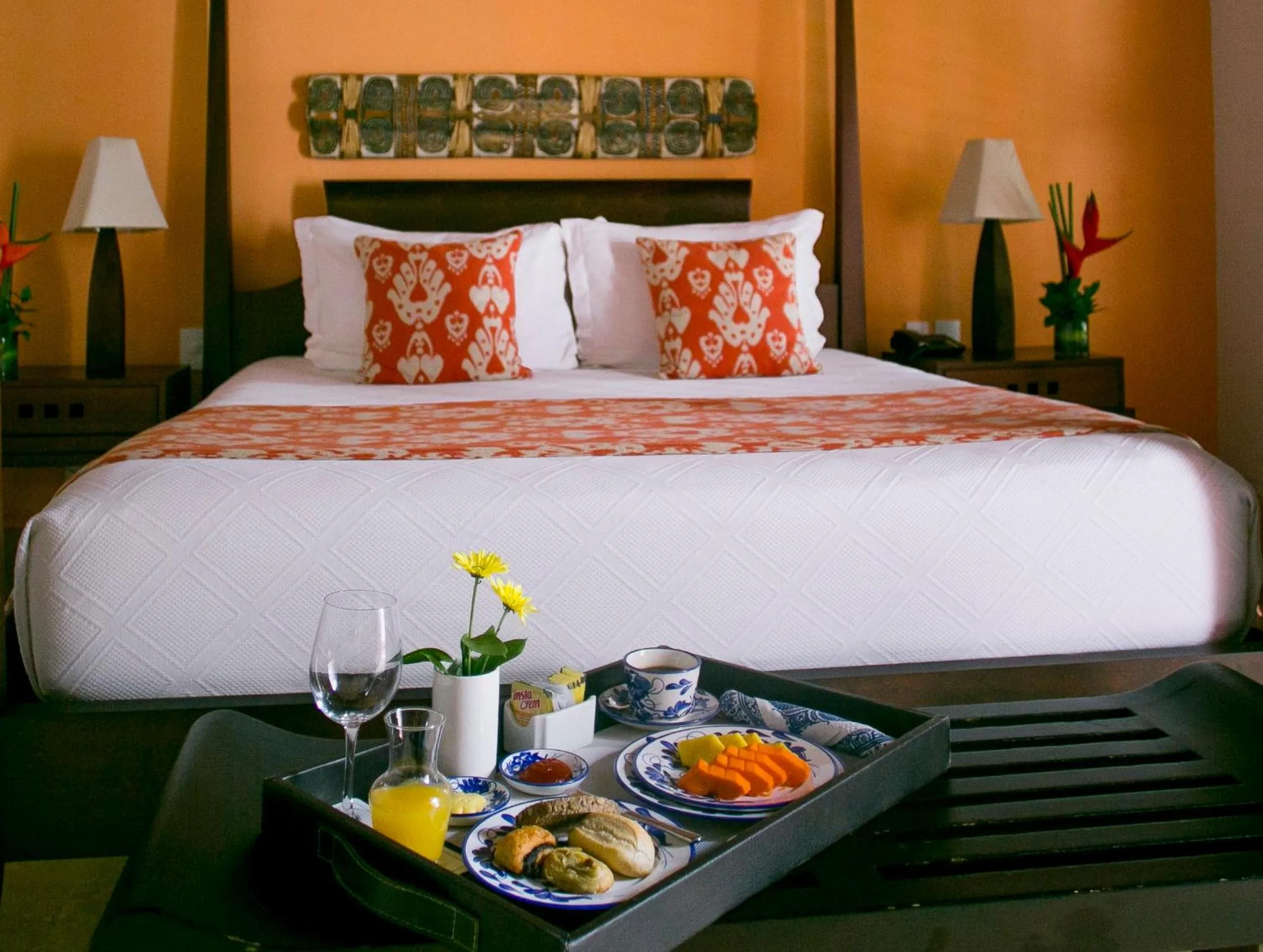 Bed in Hotel Quadrifolio