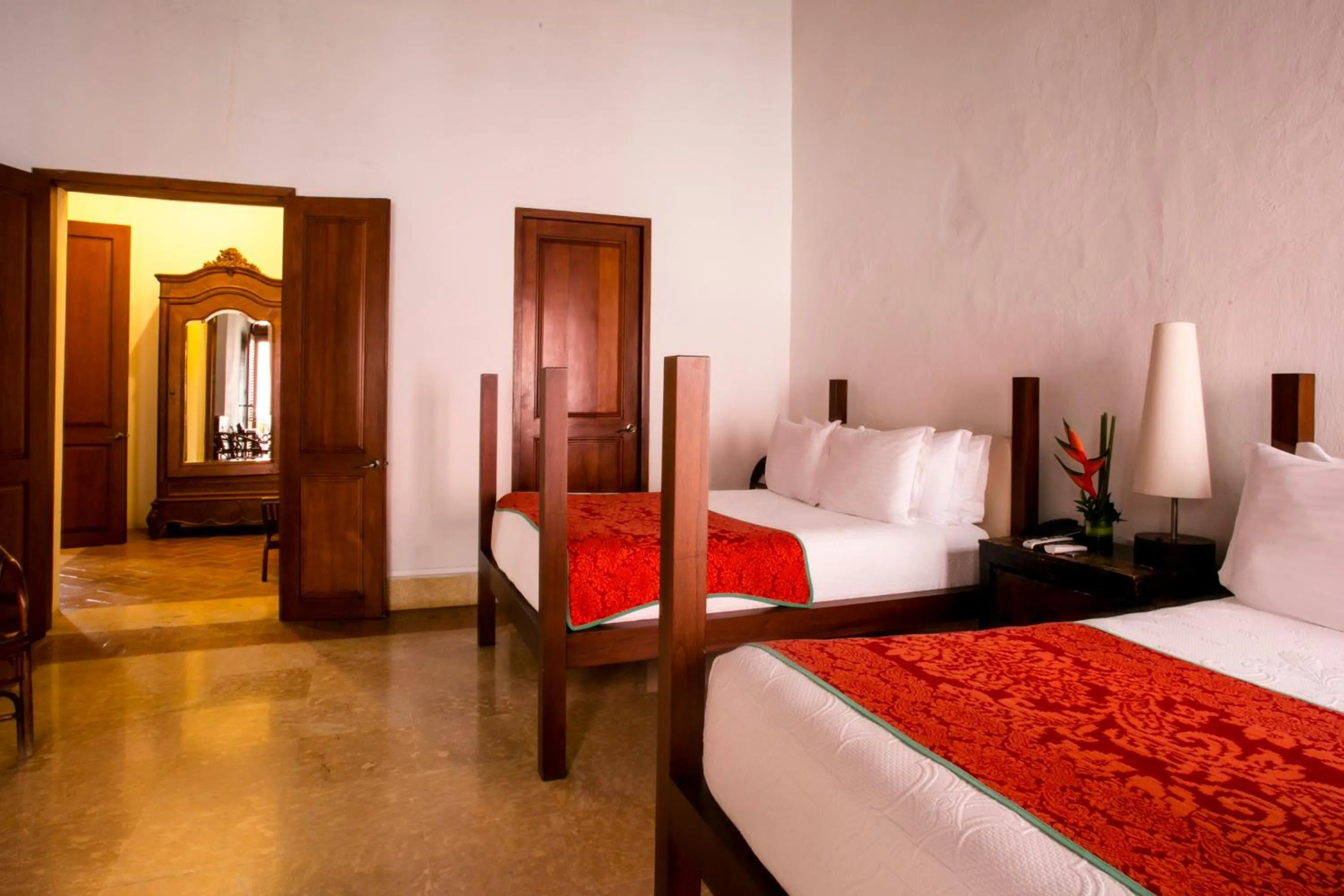 Bed in Hotel Quadrifolio