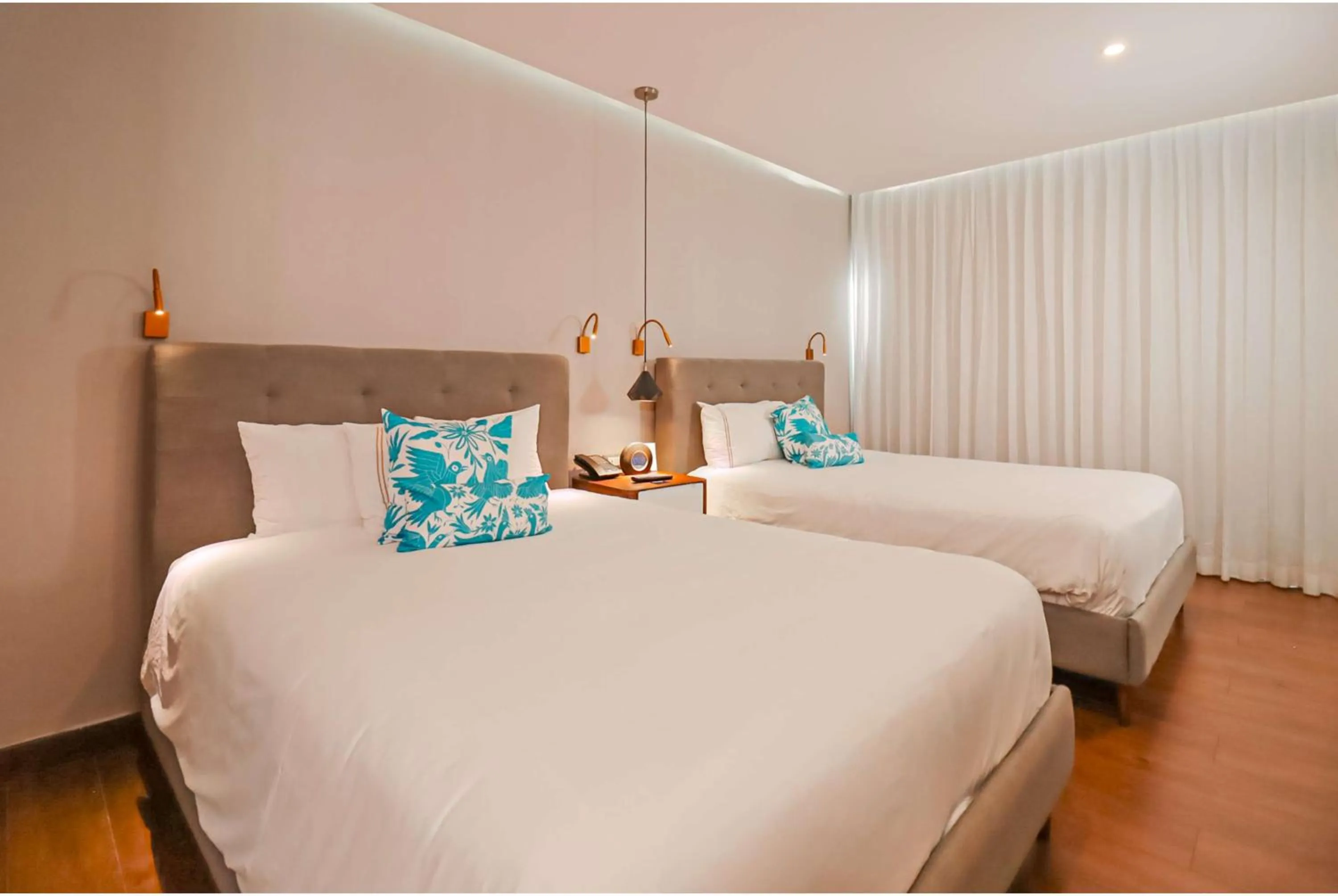 Bed in The Fives Downtown Hotel & Residences, Curio Collection by Hilton