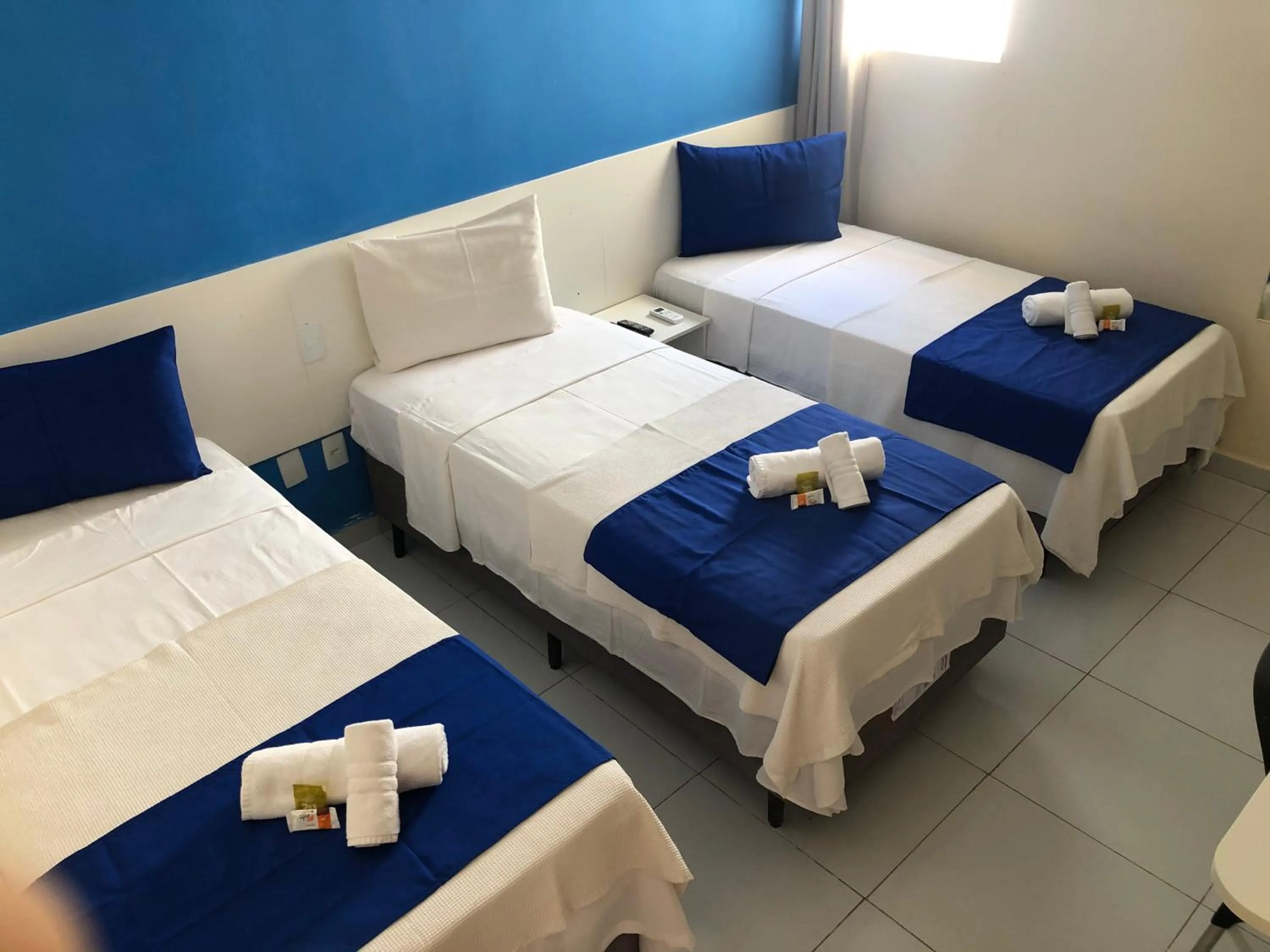 Bed in Pousada Costera