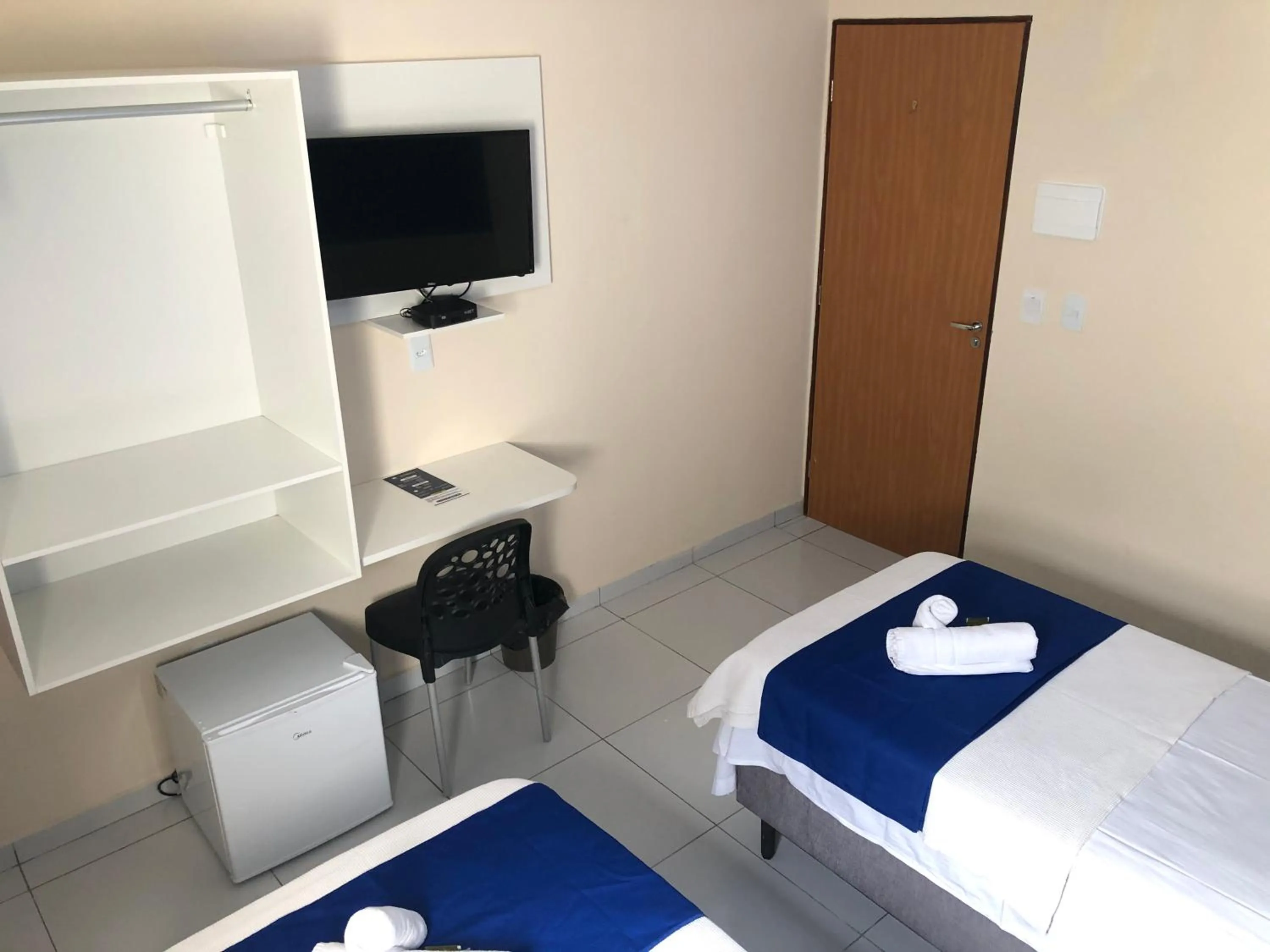 Bed in Pousada Costera