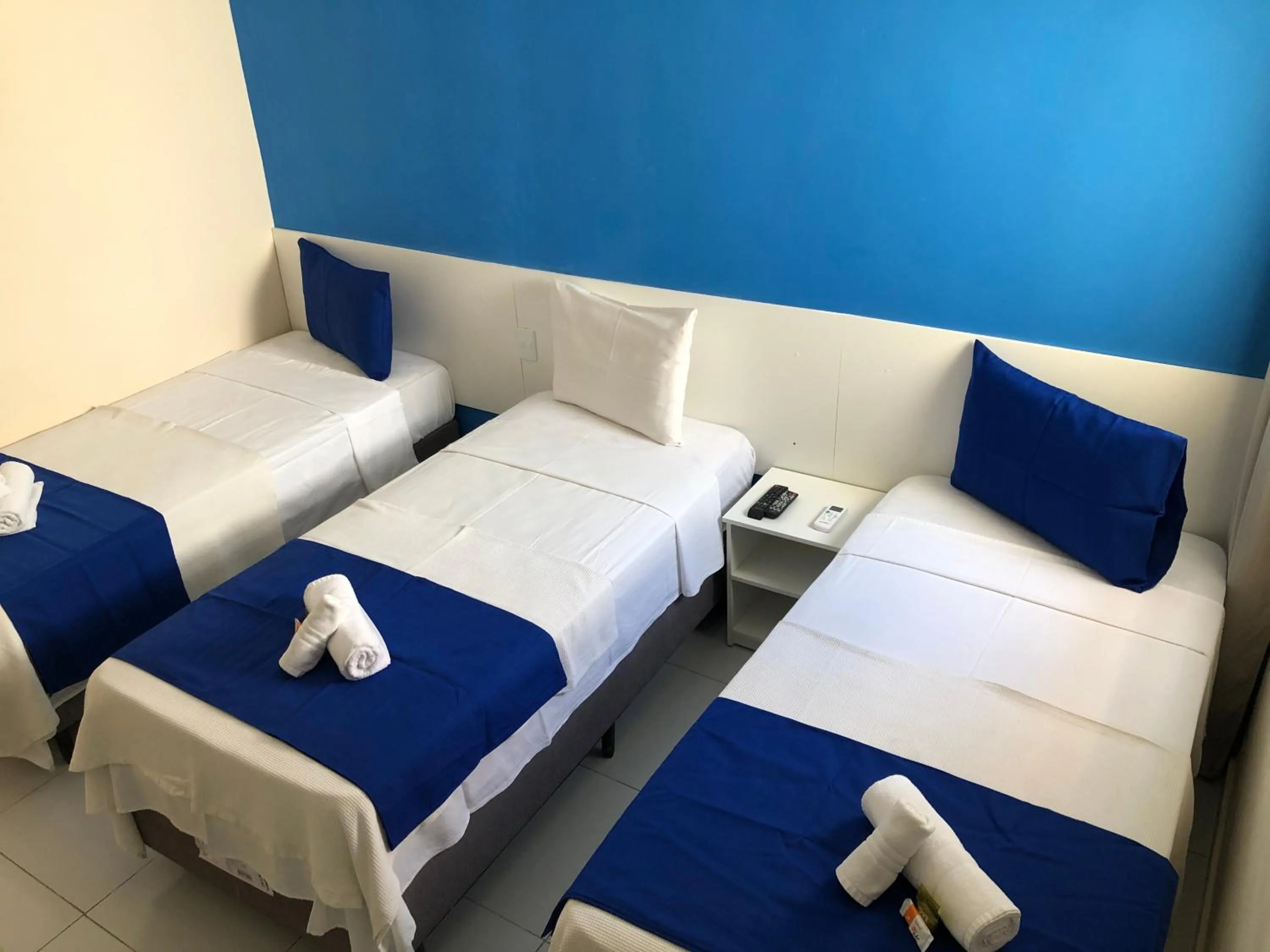 Bed in Pousada Costera