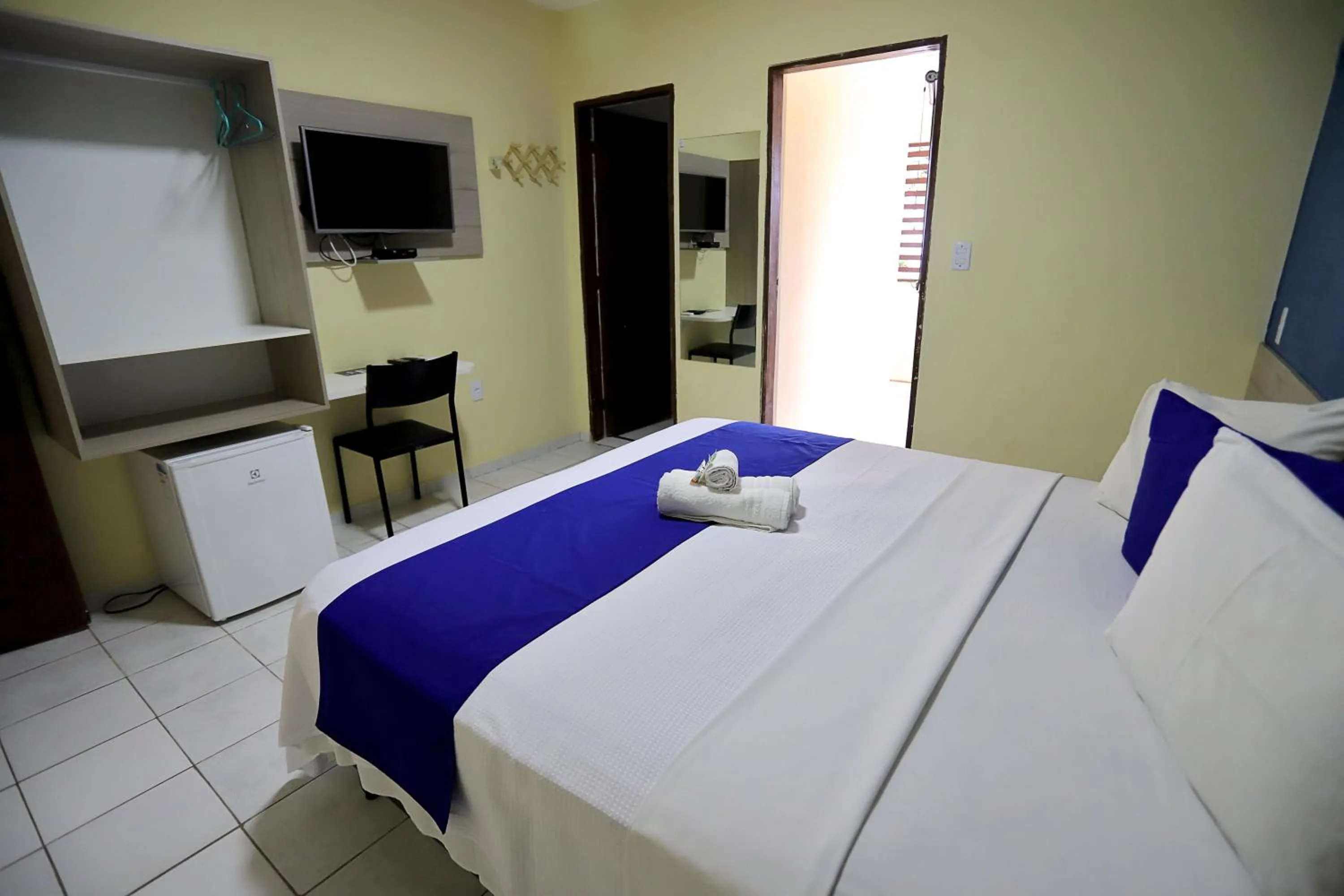 Bed in Pousada Costera