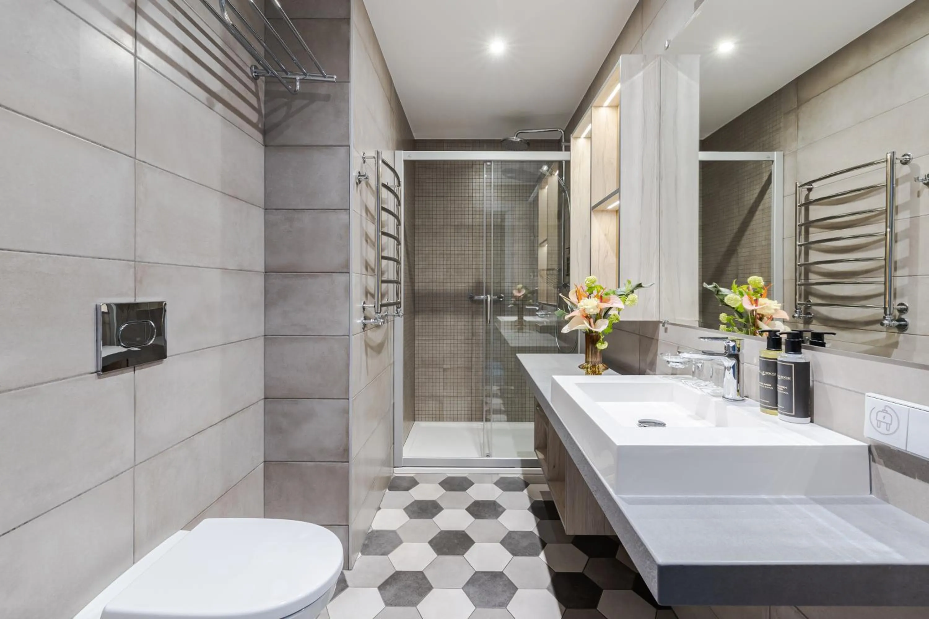 Bathroom in Eurostars Metropole