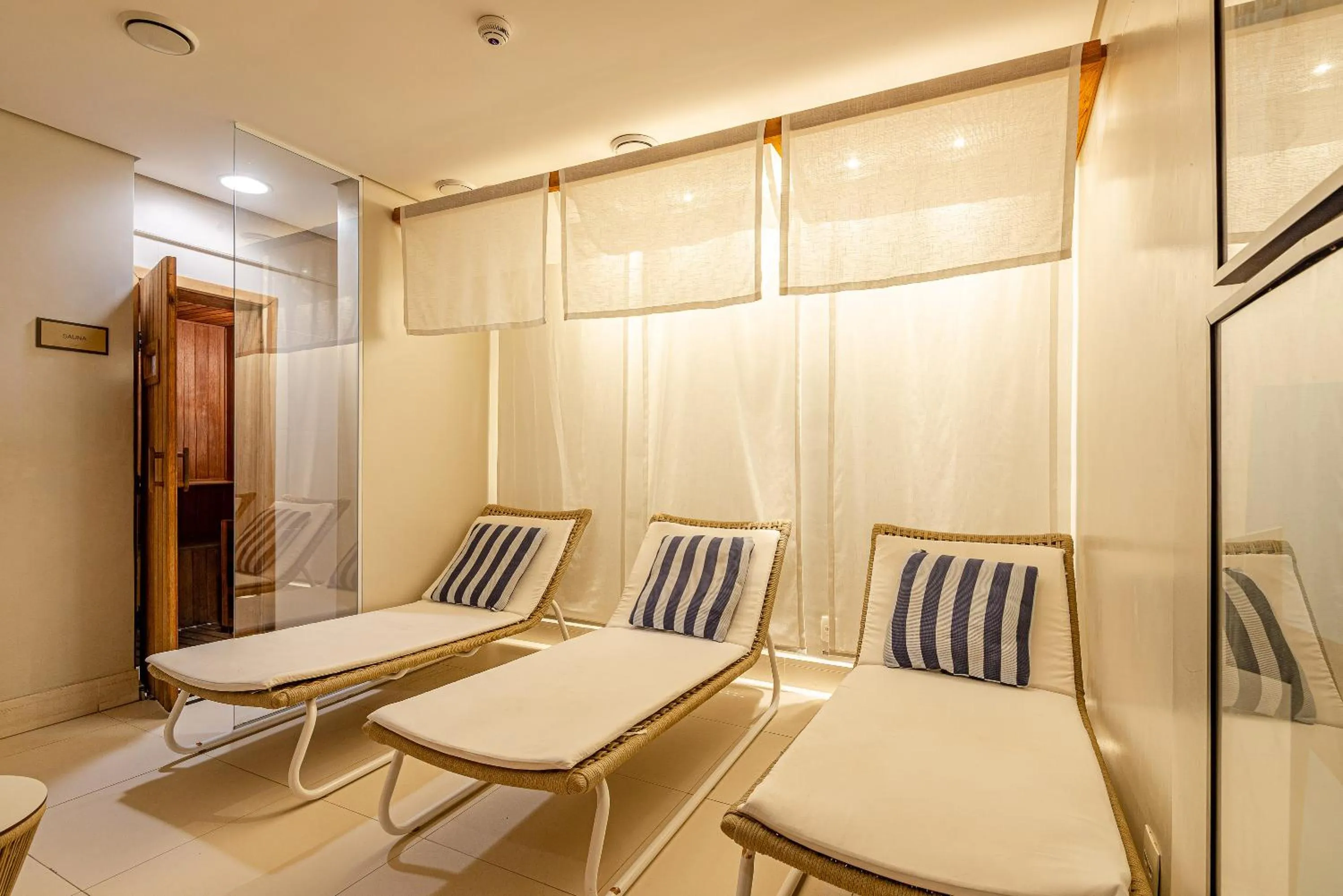 Sauna in Roomo Transamerica Santos Gonzaga