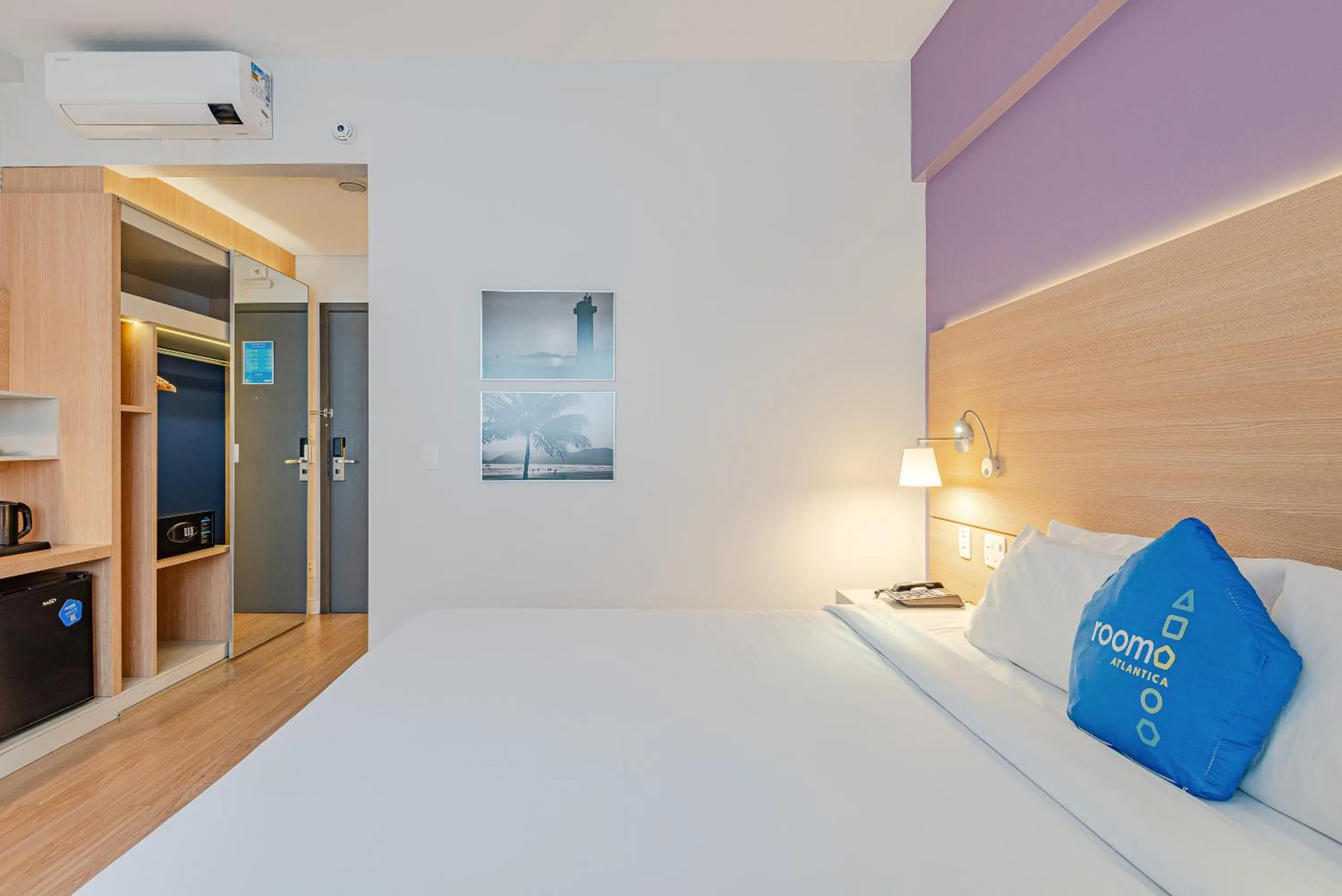 Bed in Roomo Transamerica Santos Gonzaga