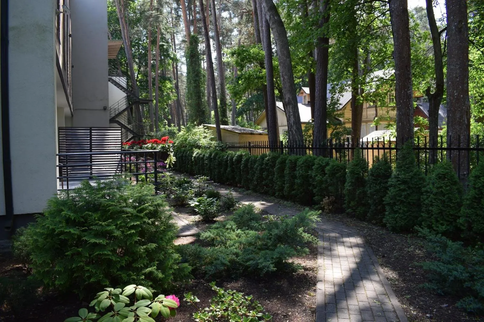 Inner courtyard view in Amber Sea Hotel & SPA
