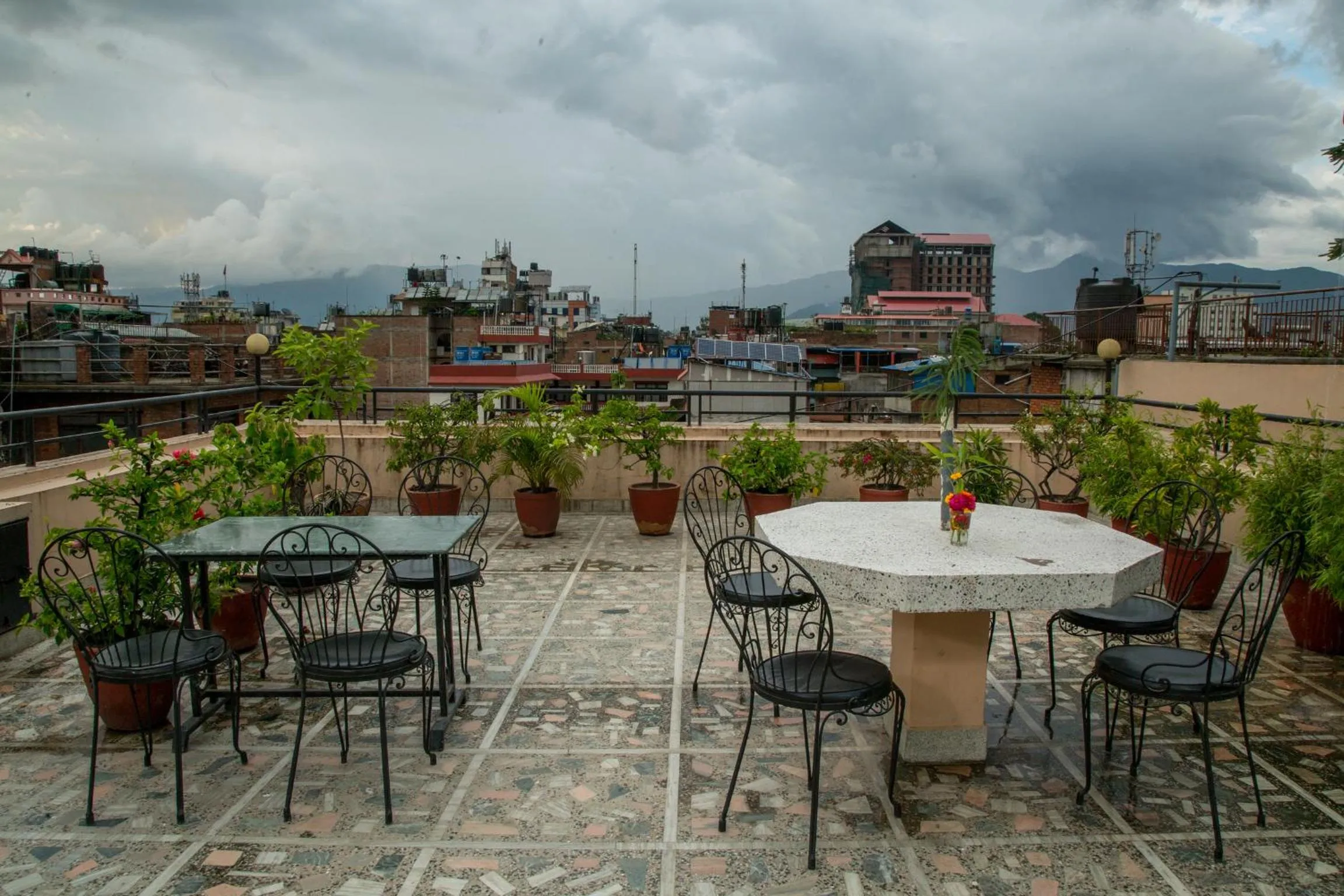Balcony/Terrace in Hotel Namtso