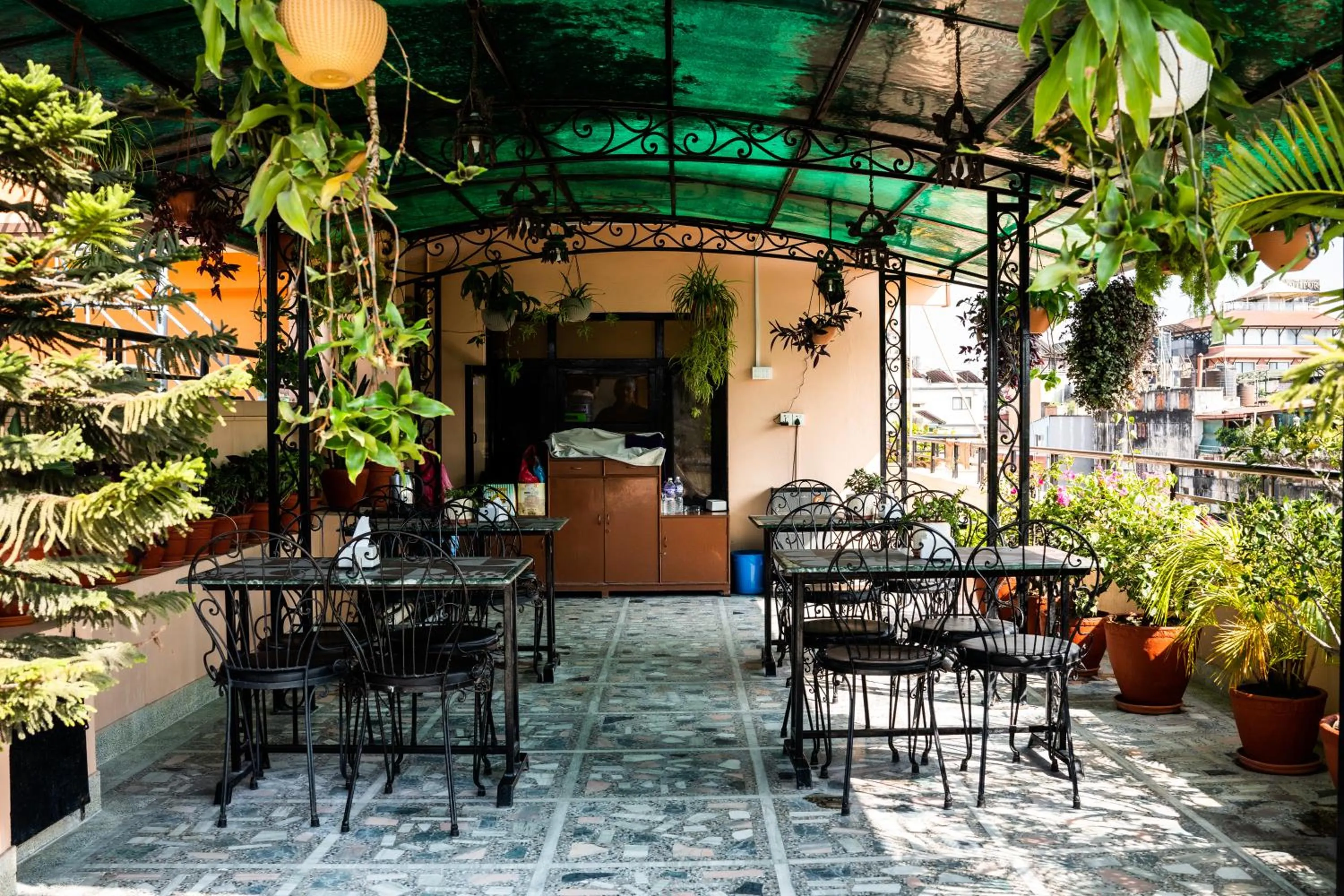 Balcony/Terrace in Hotel Namtso