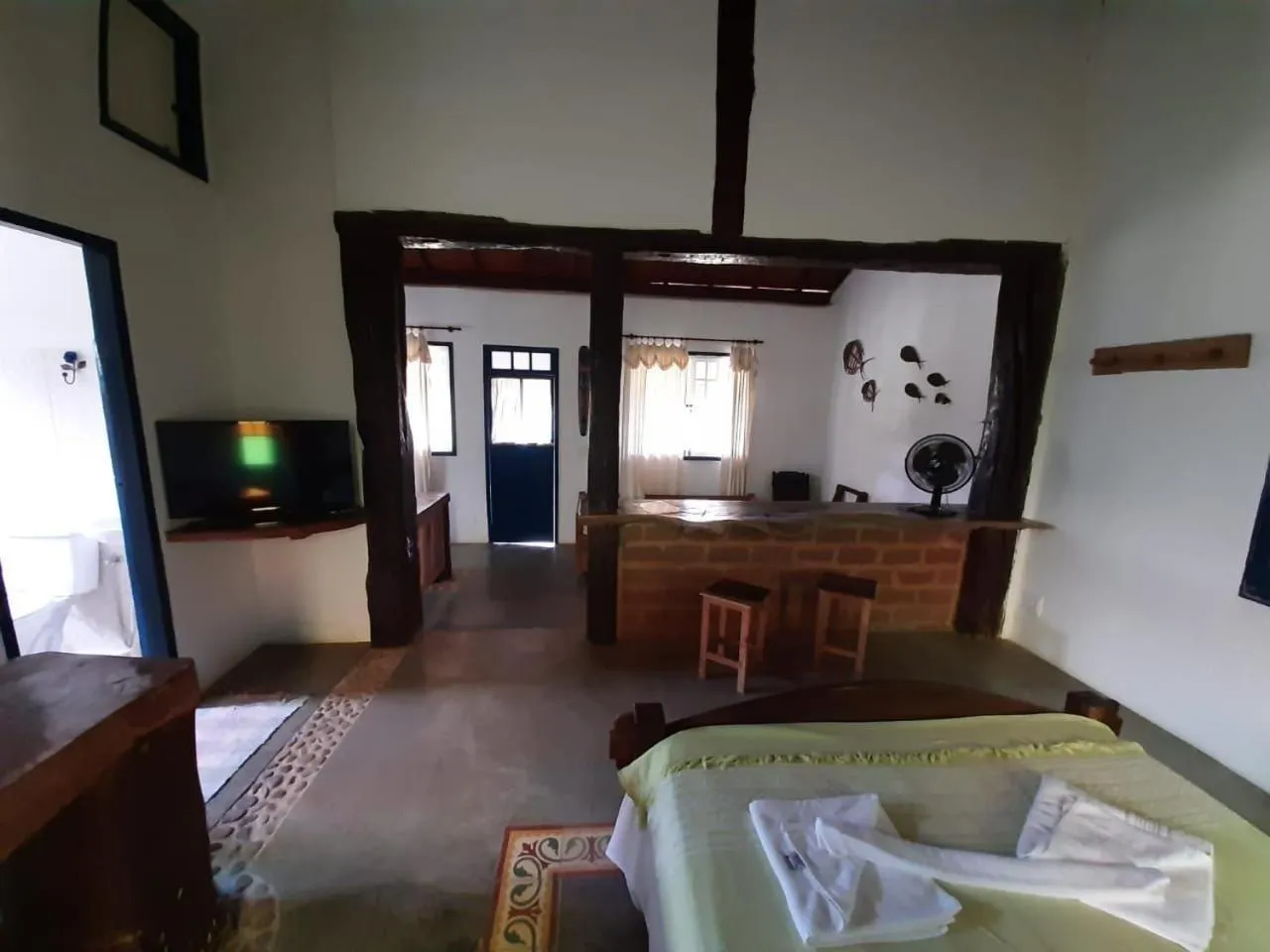 Bedroom, Bed in Pousada Chalé Terra Viva