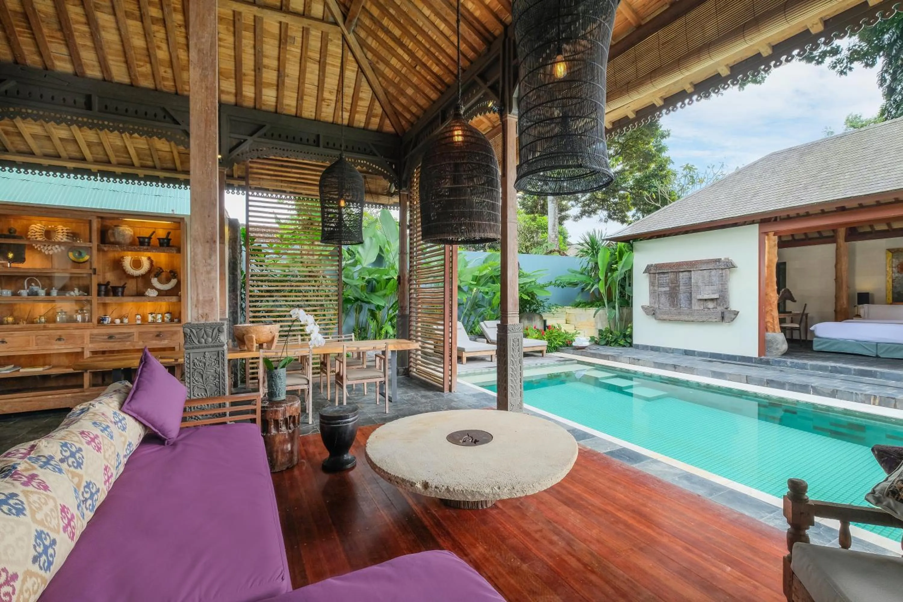 Patio in The Purist Villas & Spa Ubud